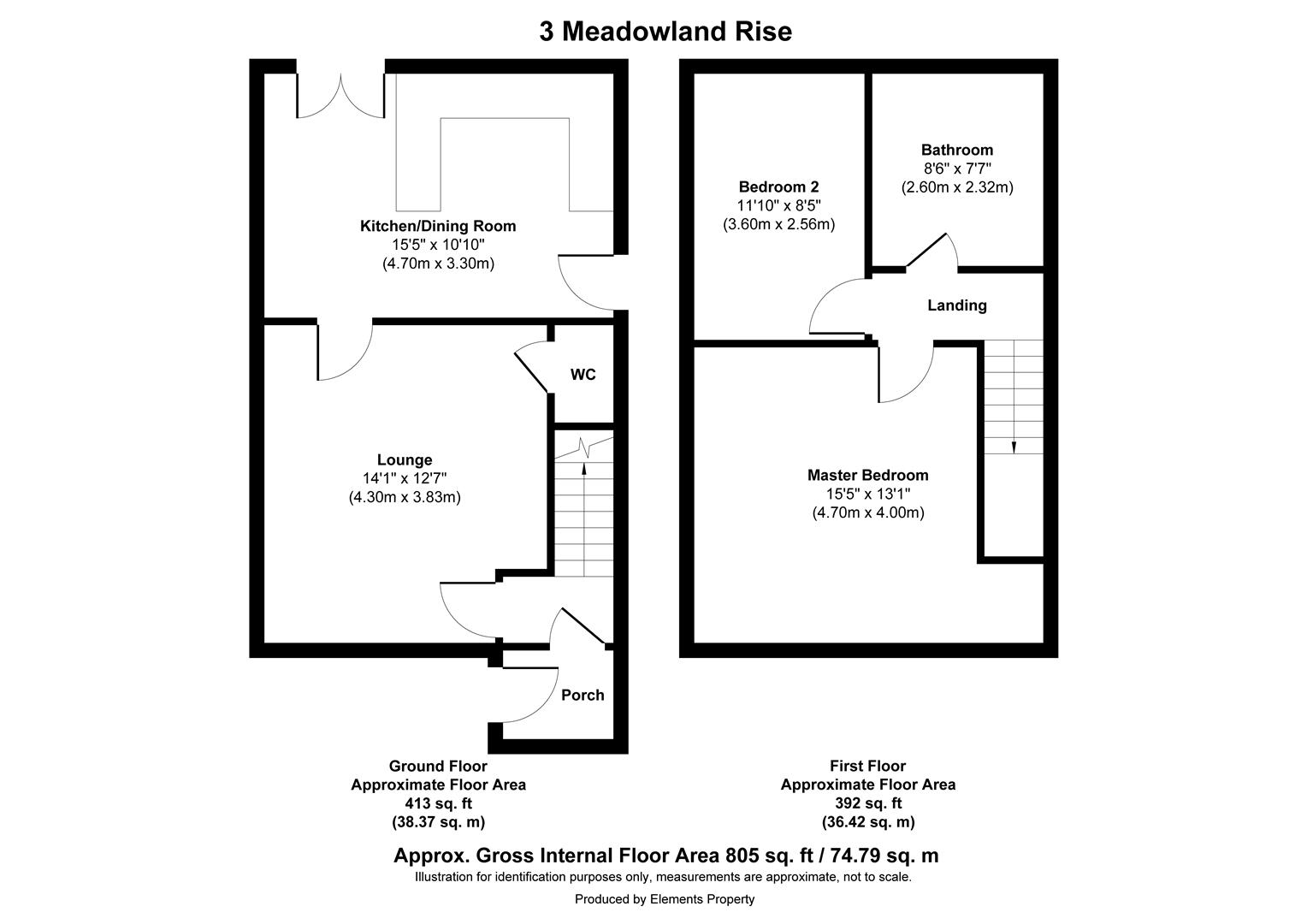 3, Meadowland Rise, Barnsley floorplan