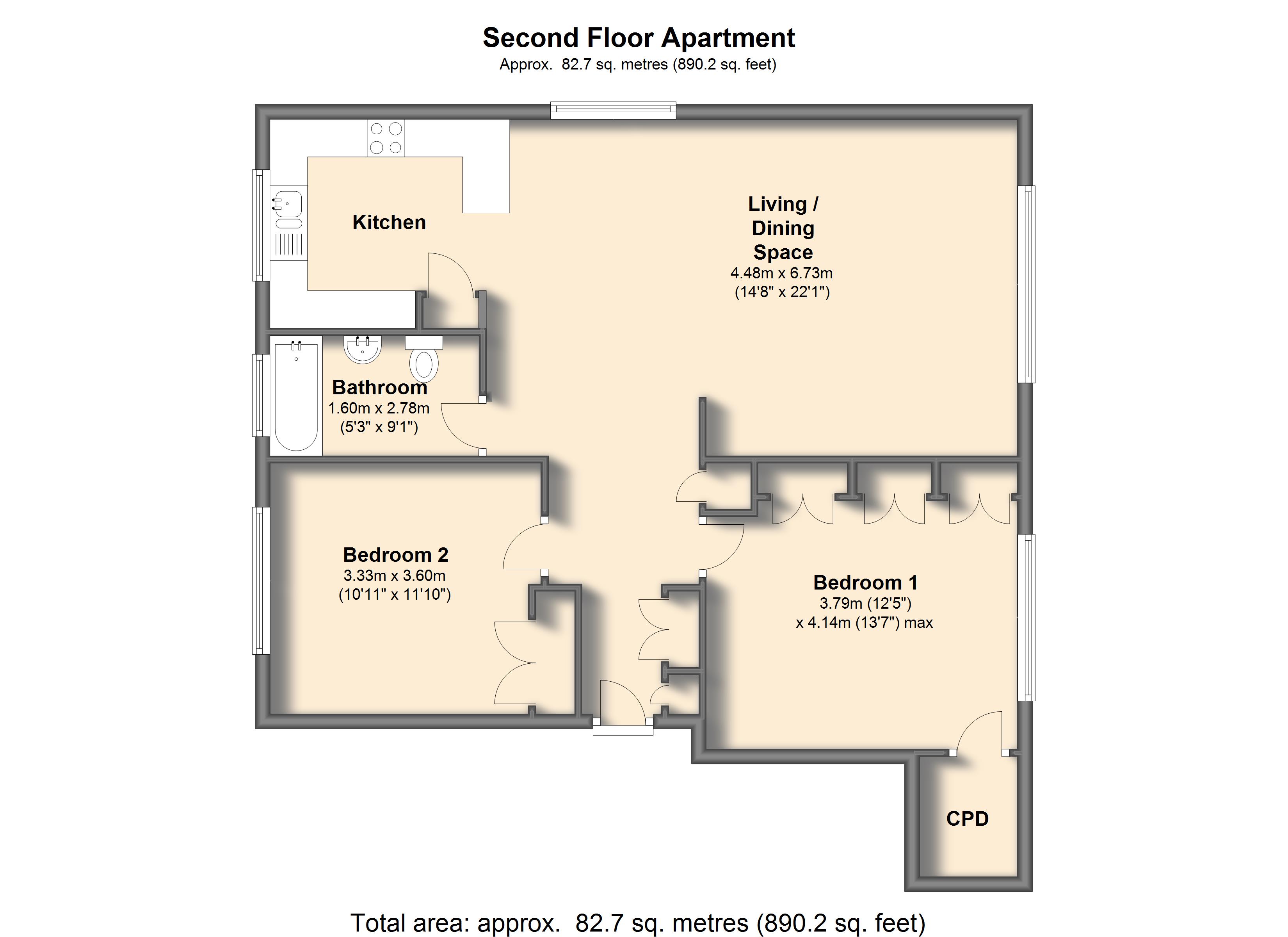 2 Bedrooms Flat to rent in Chatsworth Court, Hill Turrets Close, Ecclesall S11