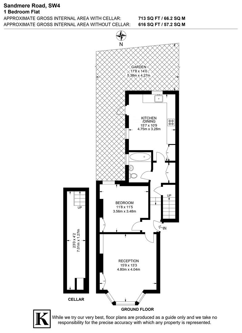 Sandmere Road, London floorplan