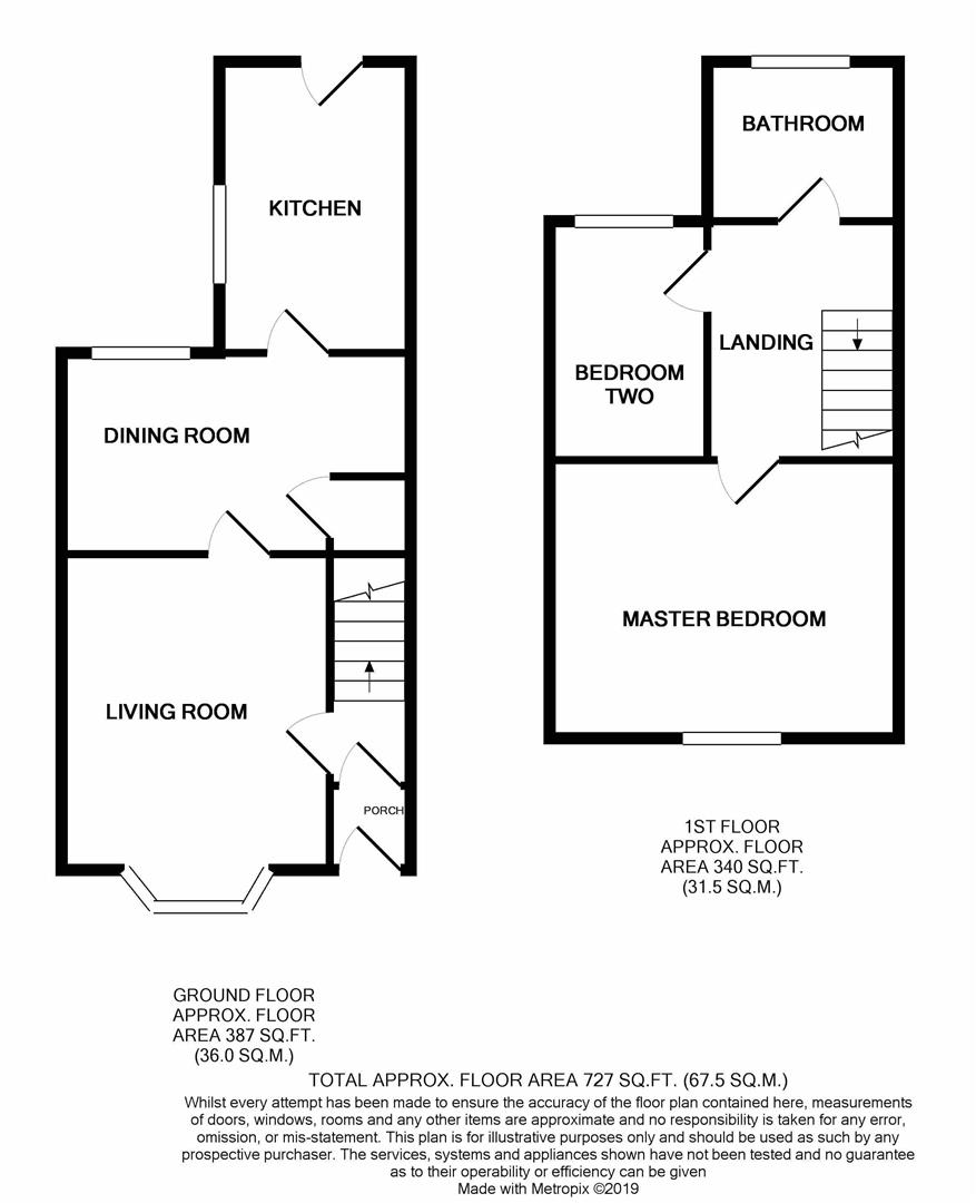 8, Princes Street, Shildon floorplan