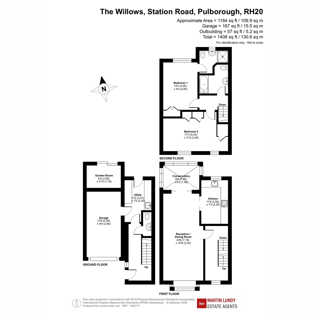 16, The Willows, Pulborough floorplan