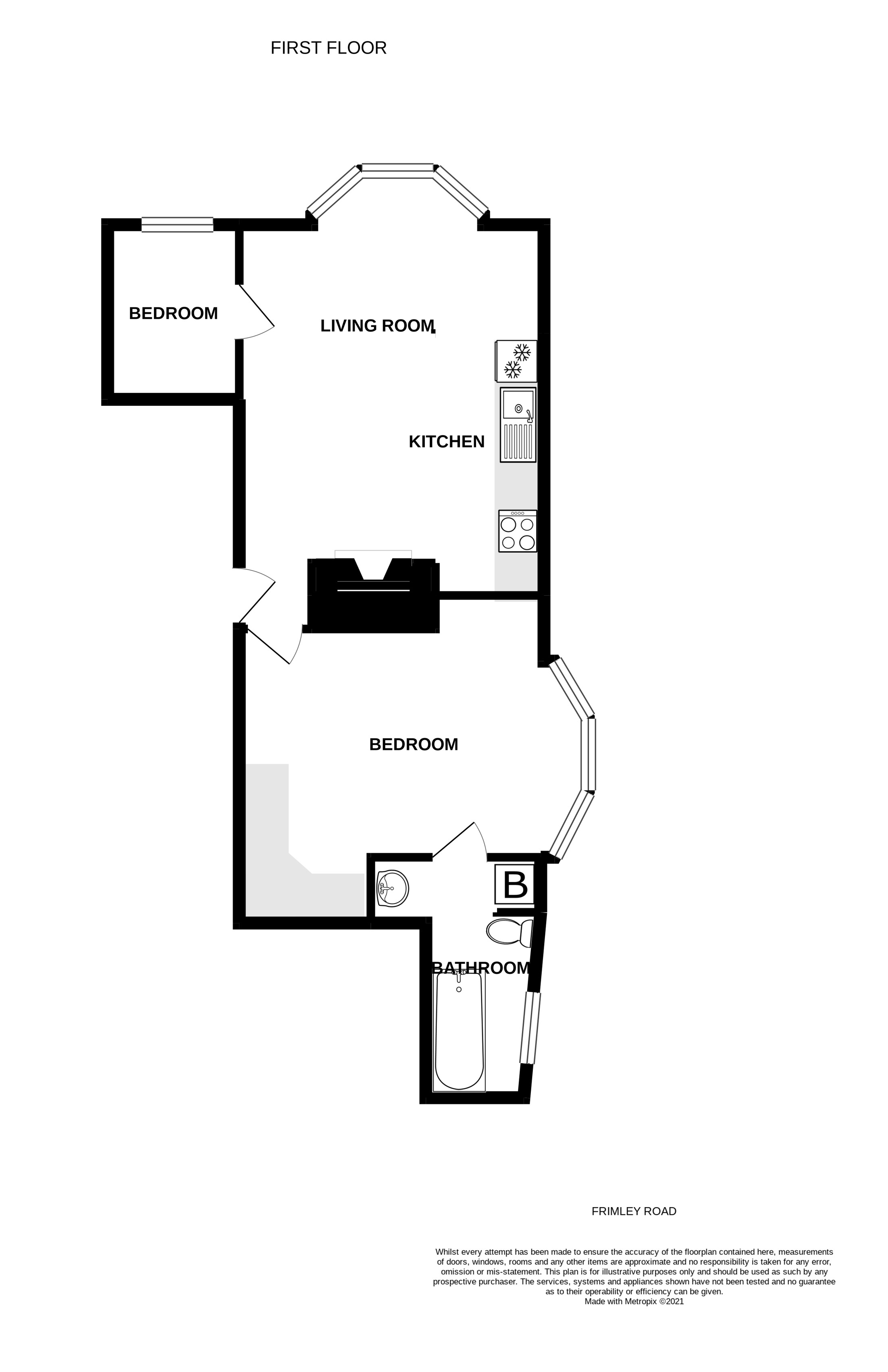 Flat 4, 42, Frimley Road, Camberley floorplan