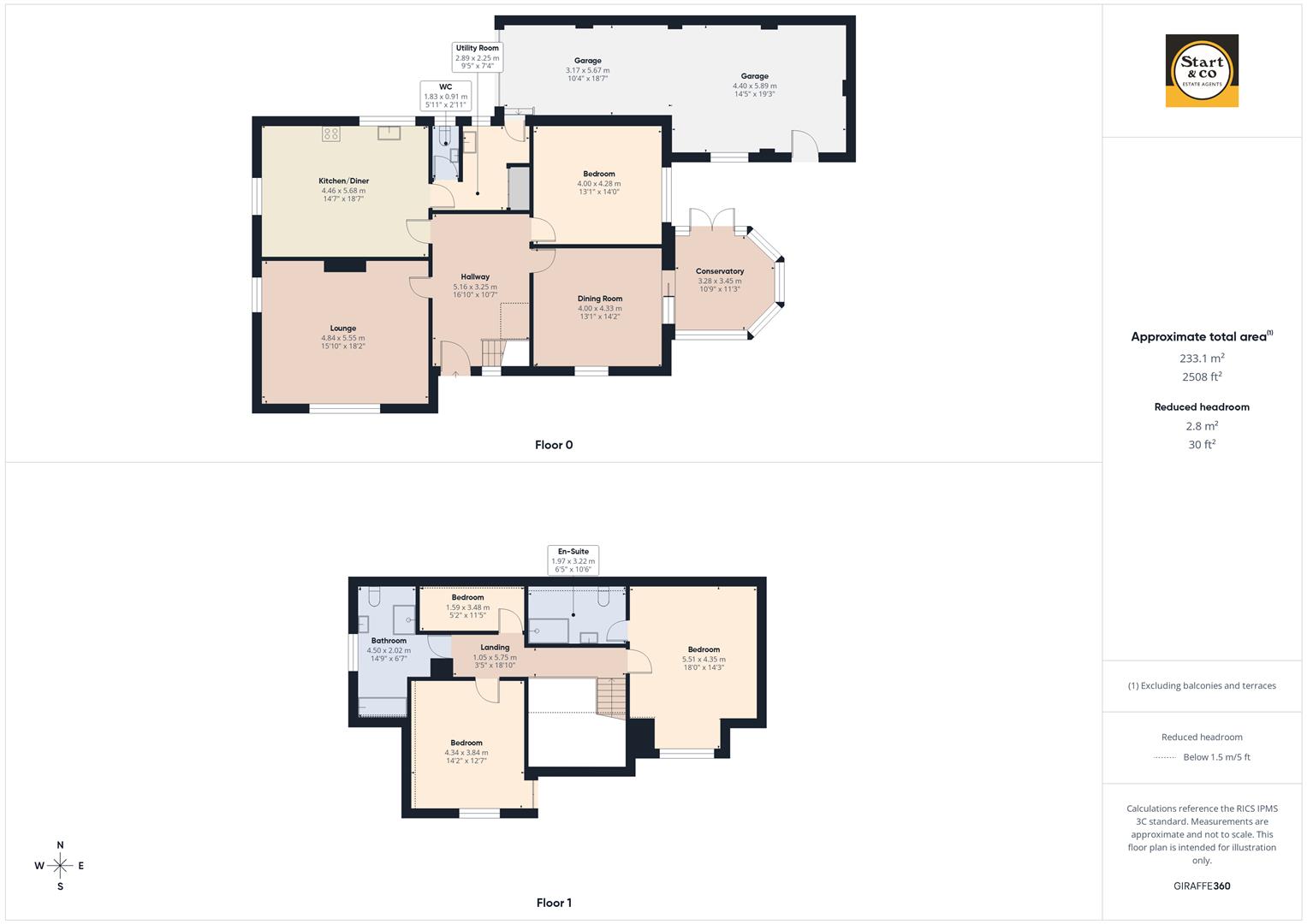 2, The Oaks, Quintrell Downs floorplan