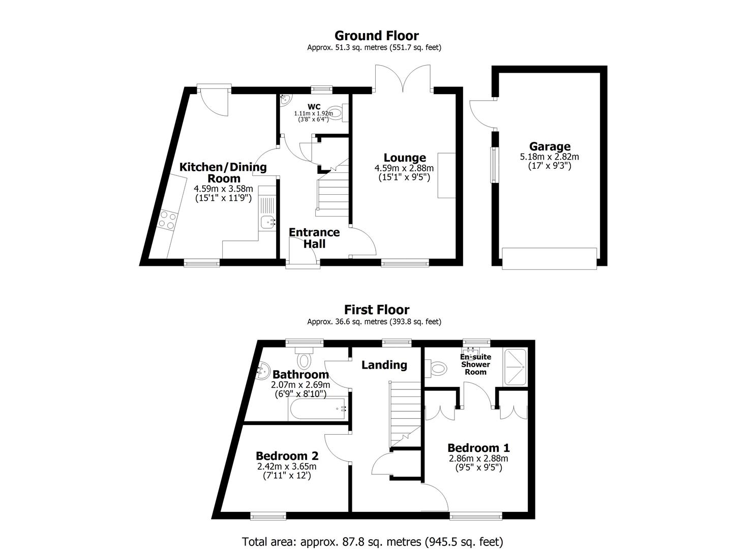 9, Manor Paddocks, Lincoln floorplan