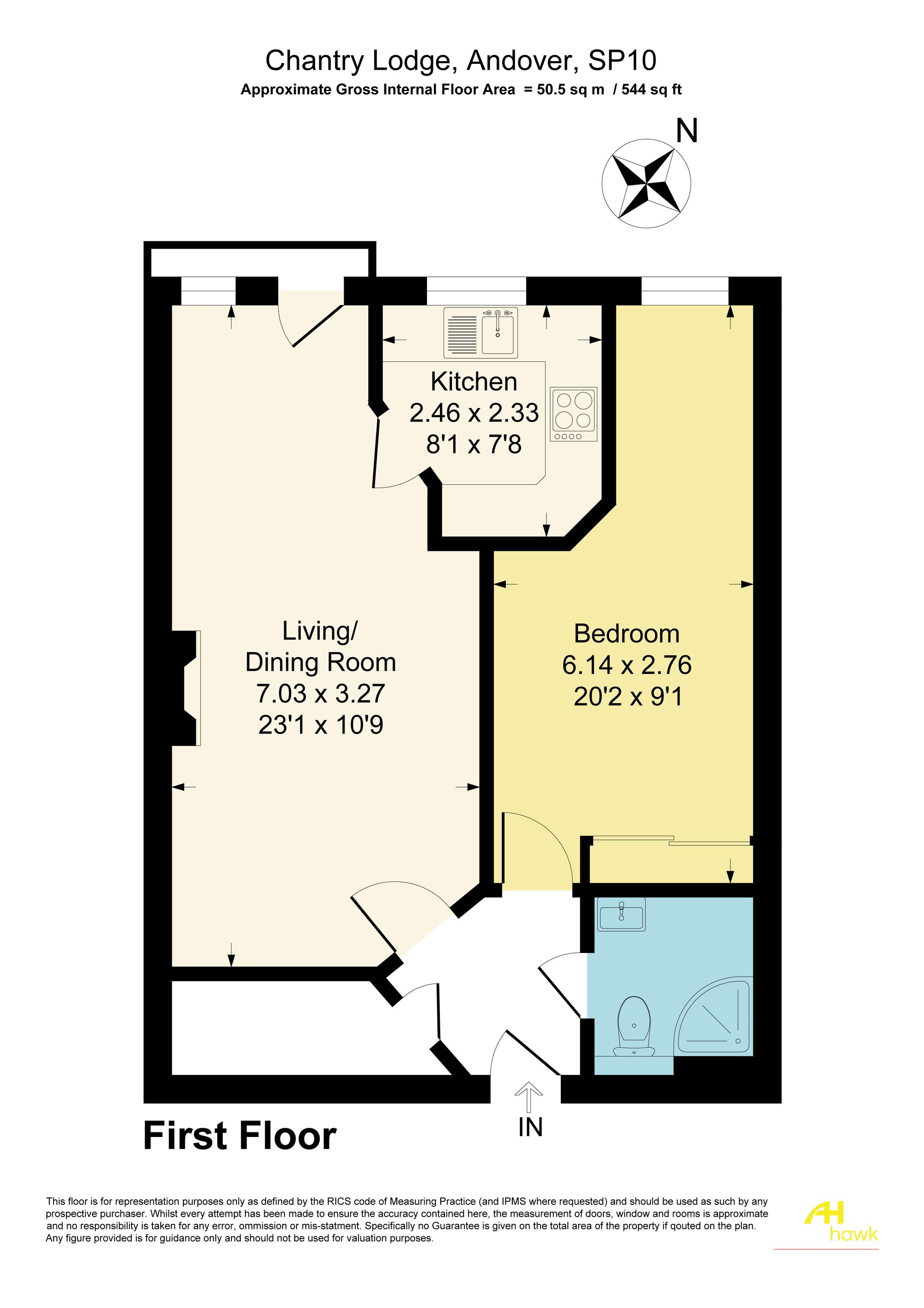 24 Chantry Lodge Chantry Street, Andover floorplan