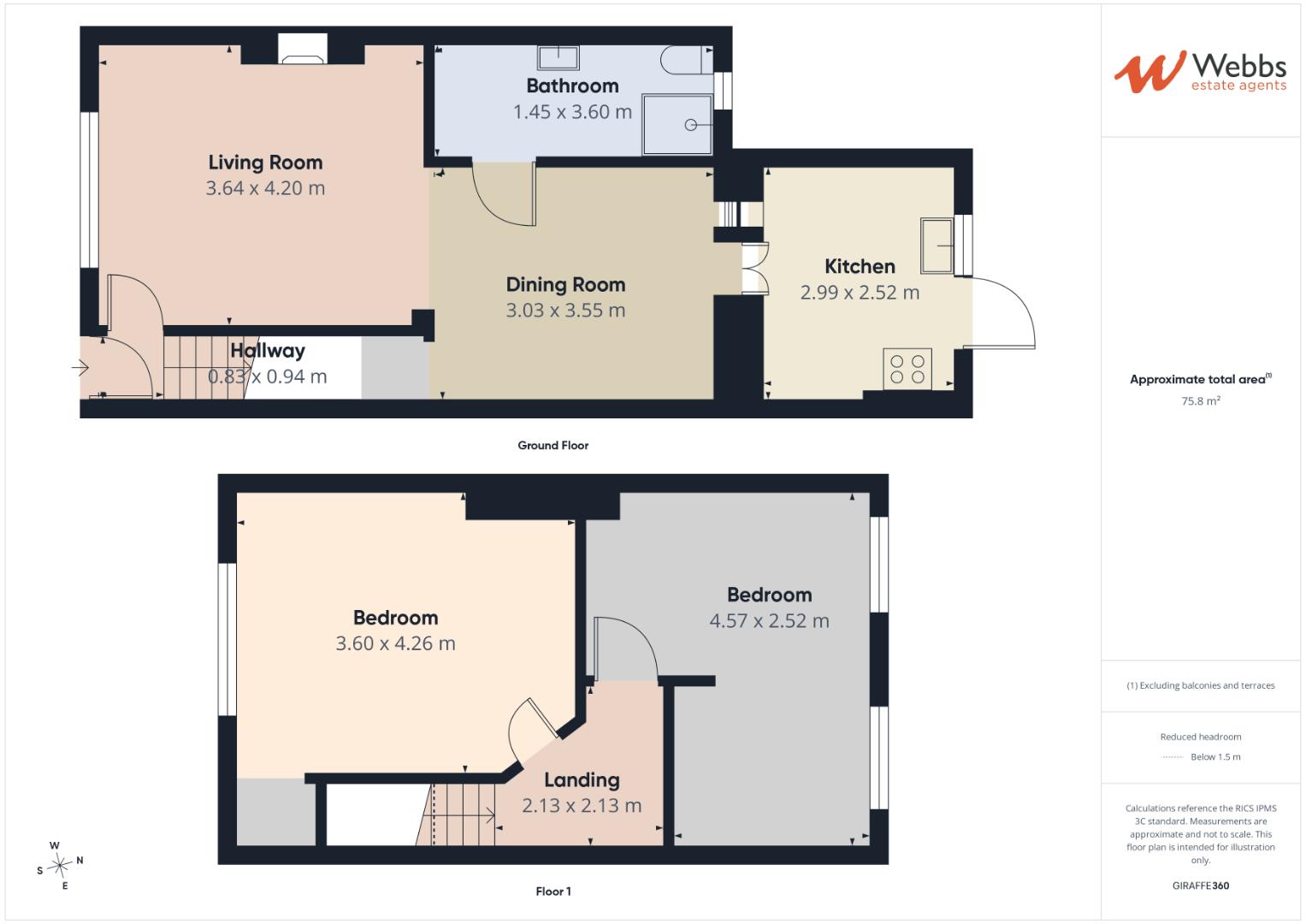 33, Spring Road, Walsall floorplan