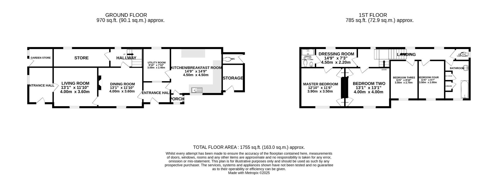 Daycroft Farmhouse, Walford, Herefordshire floorplan