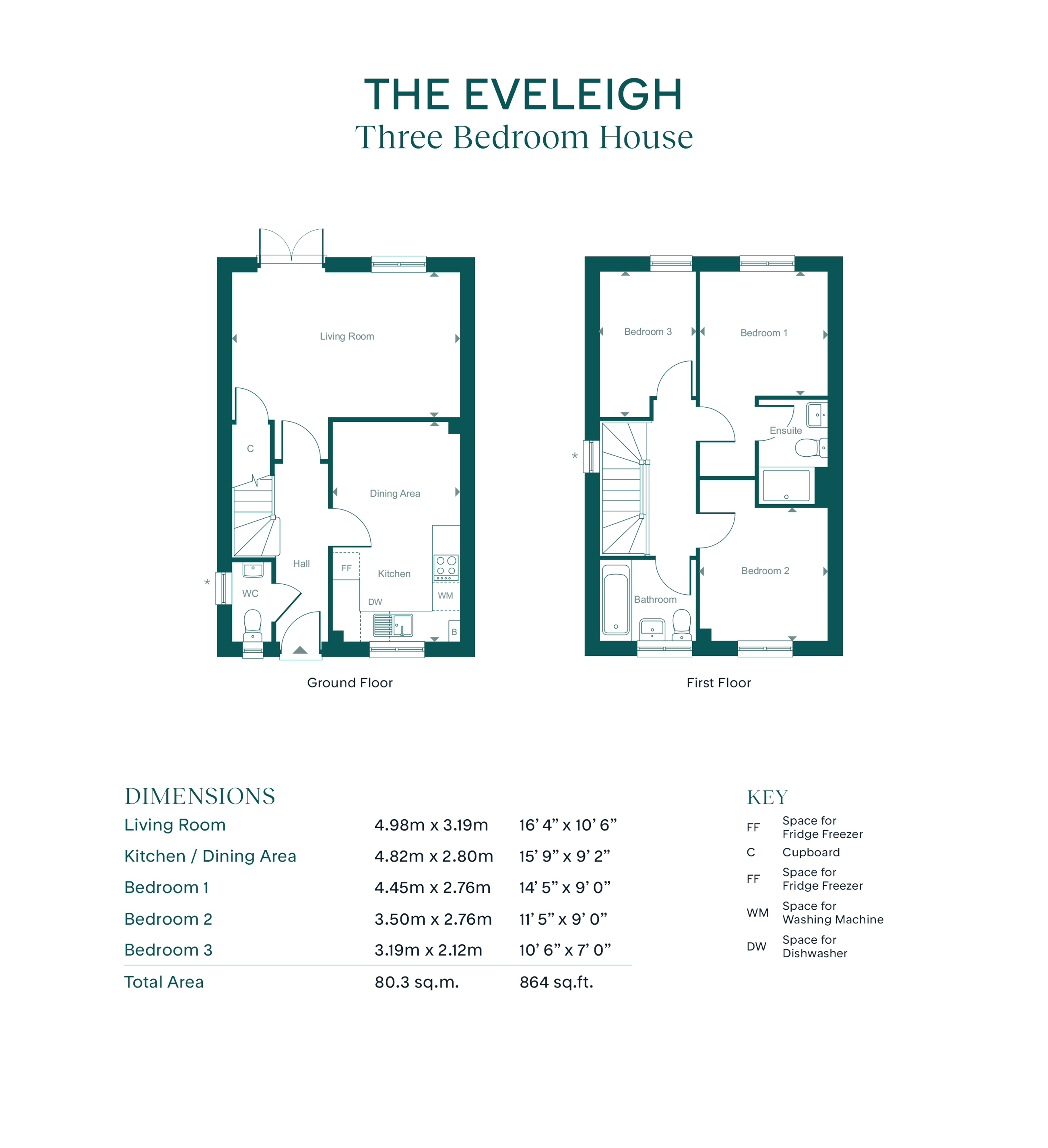 72 sovereign way - eveleigh RL flatfair, Leaf Living at Stamford Gardens, Stamford, PE9, Stamford floorplan