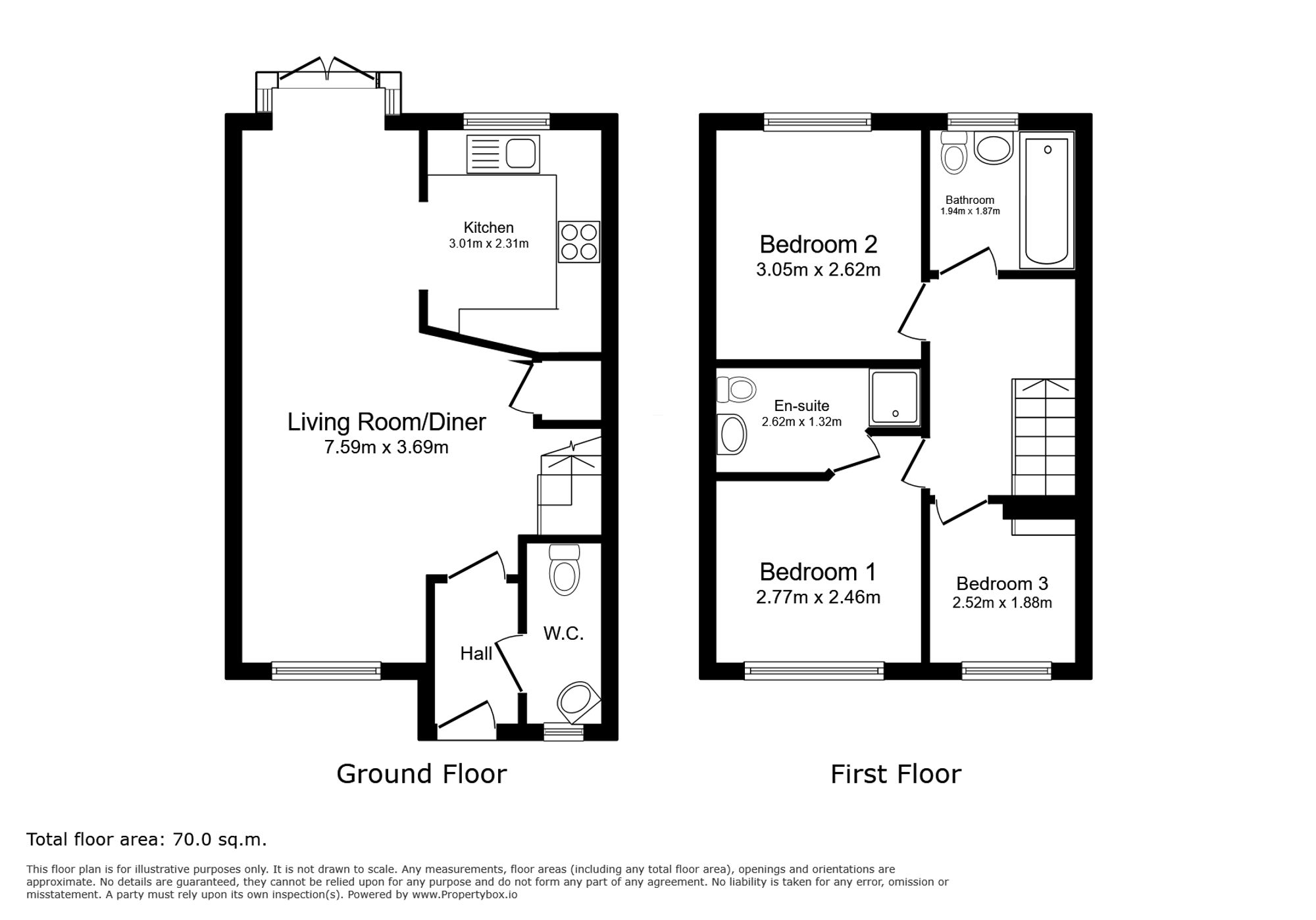 21 Park View Close, Stoke-On-Trent floorplan