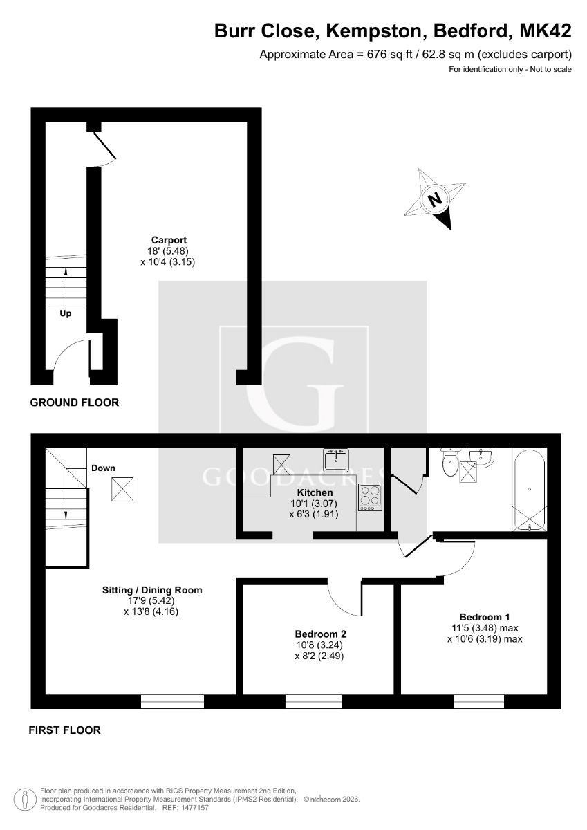 17 Burr Close, Bedford floorplan