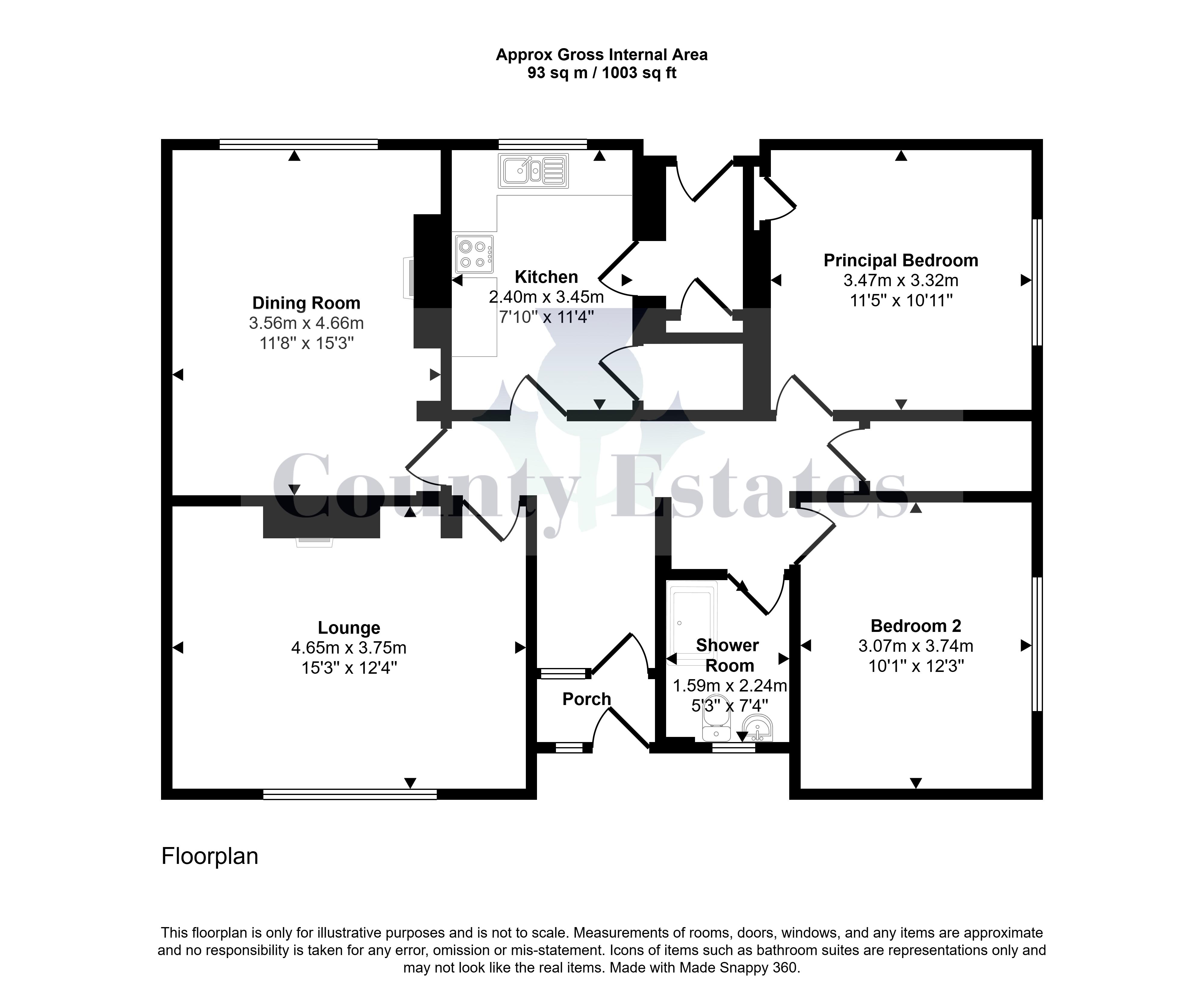 15, Norwood Avenue, Alloa floorplan