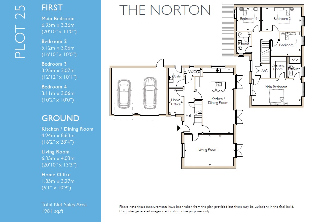 Plot 25, White Horse Valley, The Norton, Westbury Road, Westbury floorplan
