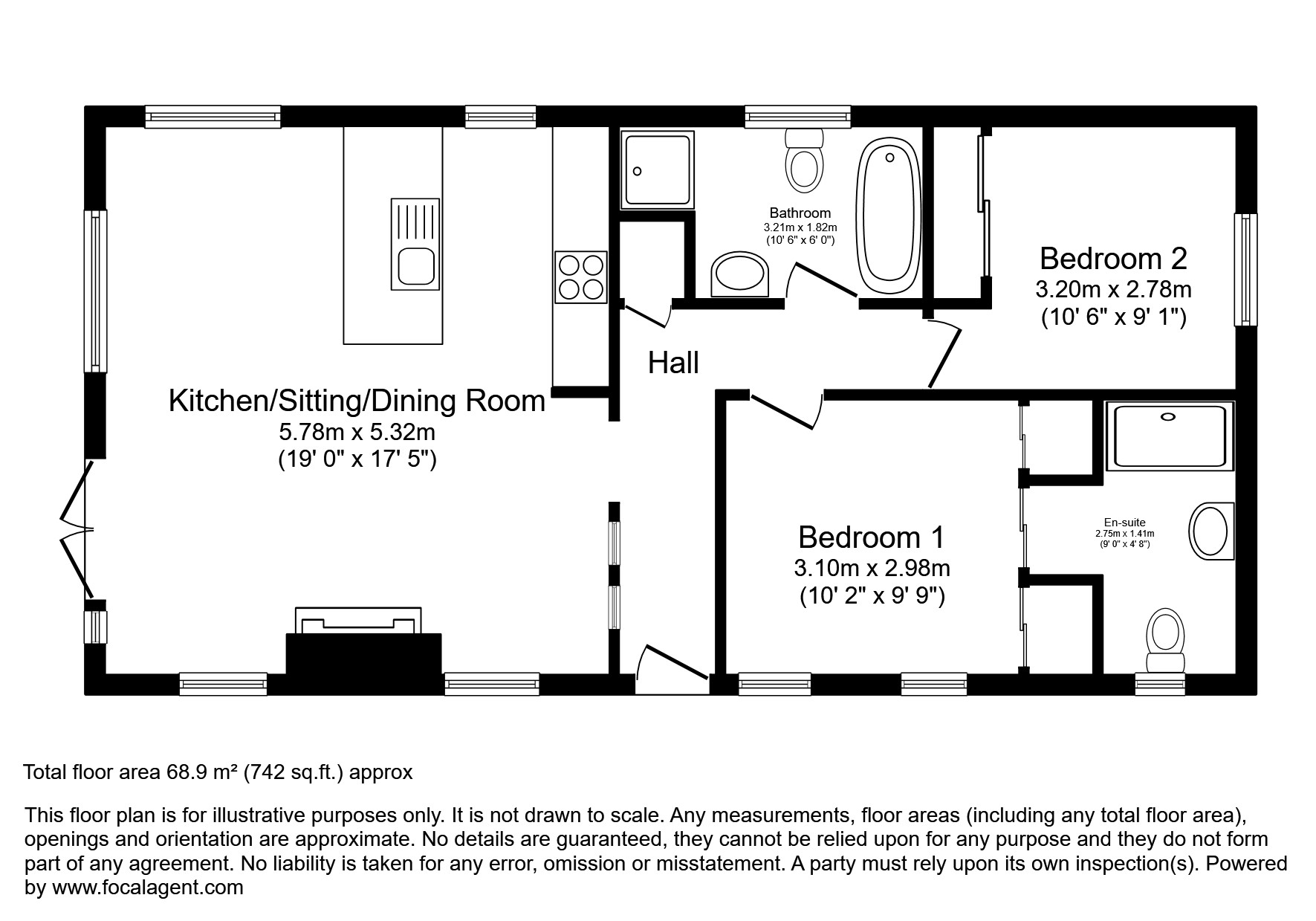 Bluewood Lodges,, Kingham, Oxfordshire floorplan
