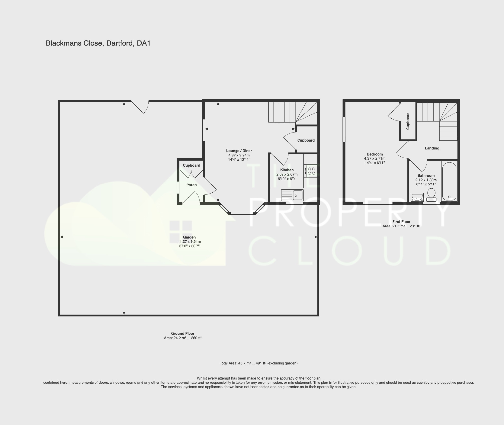 63 Blackmans Close, Dartford, Kent floorplan