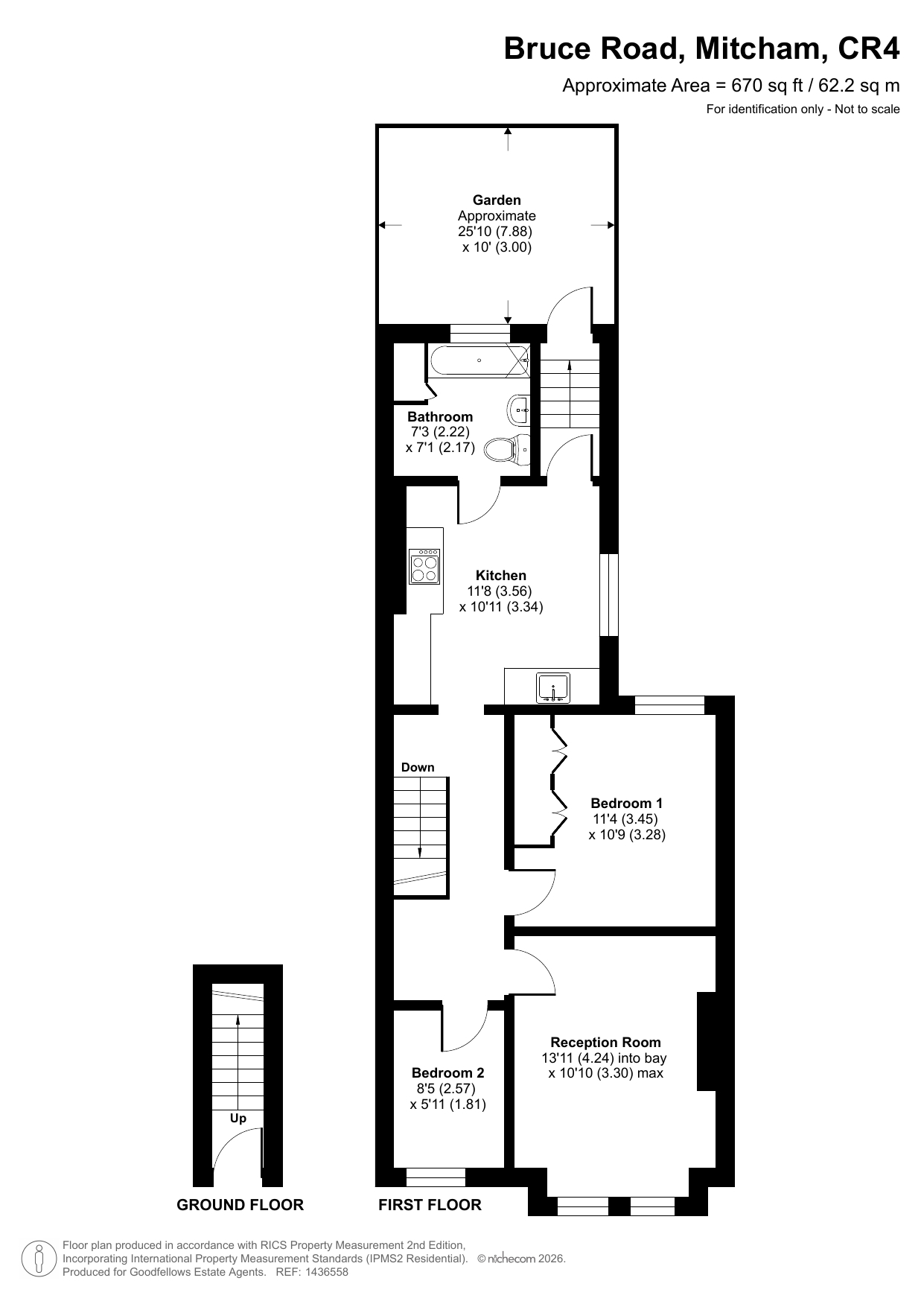 33A,, Bruce Road, Tooting Borders floorplan