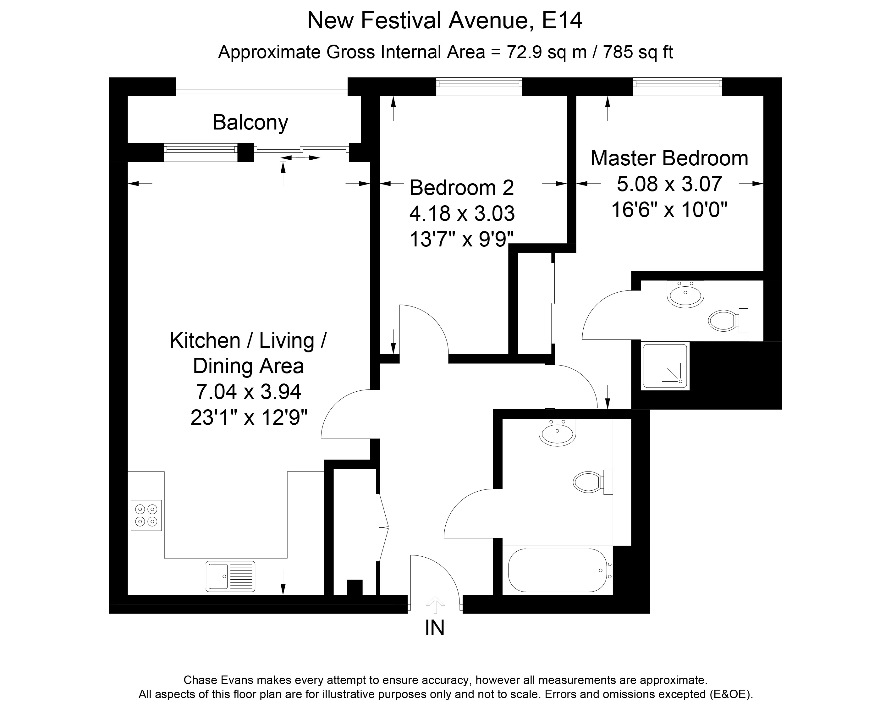 2 Bedrooms Flat to rent in Moro Apartments, New Festival Quarter, Poplar E14