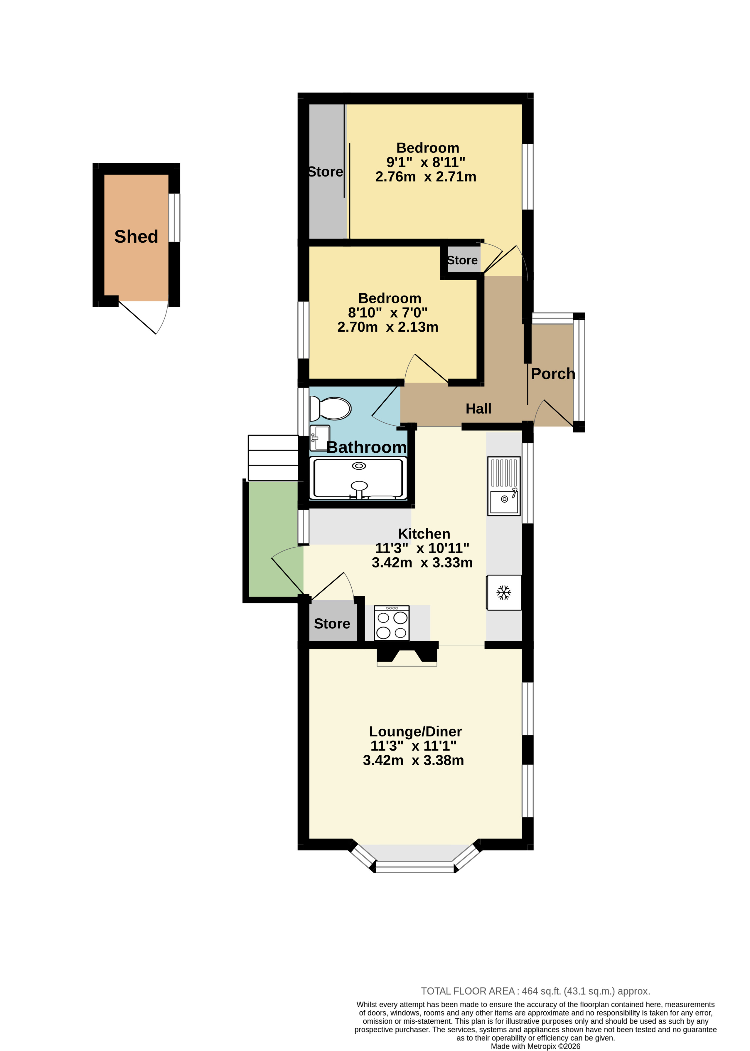 4, Four Horseshoes Park, Graveney floorplan