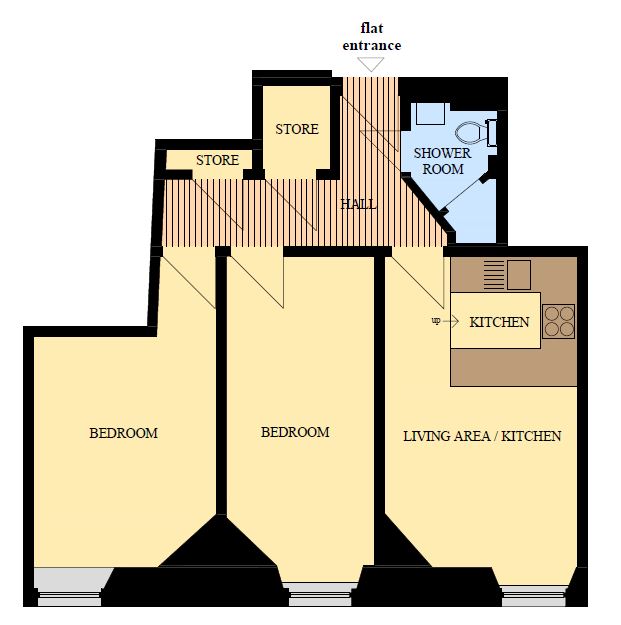 2 Bedrooms Flat to rent in Leith Walk, Leith, Edinburgh EH6