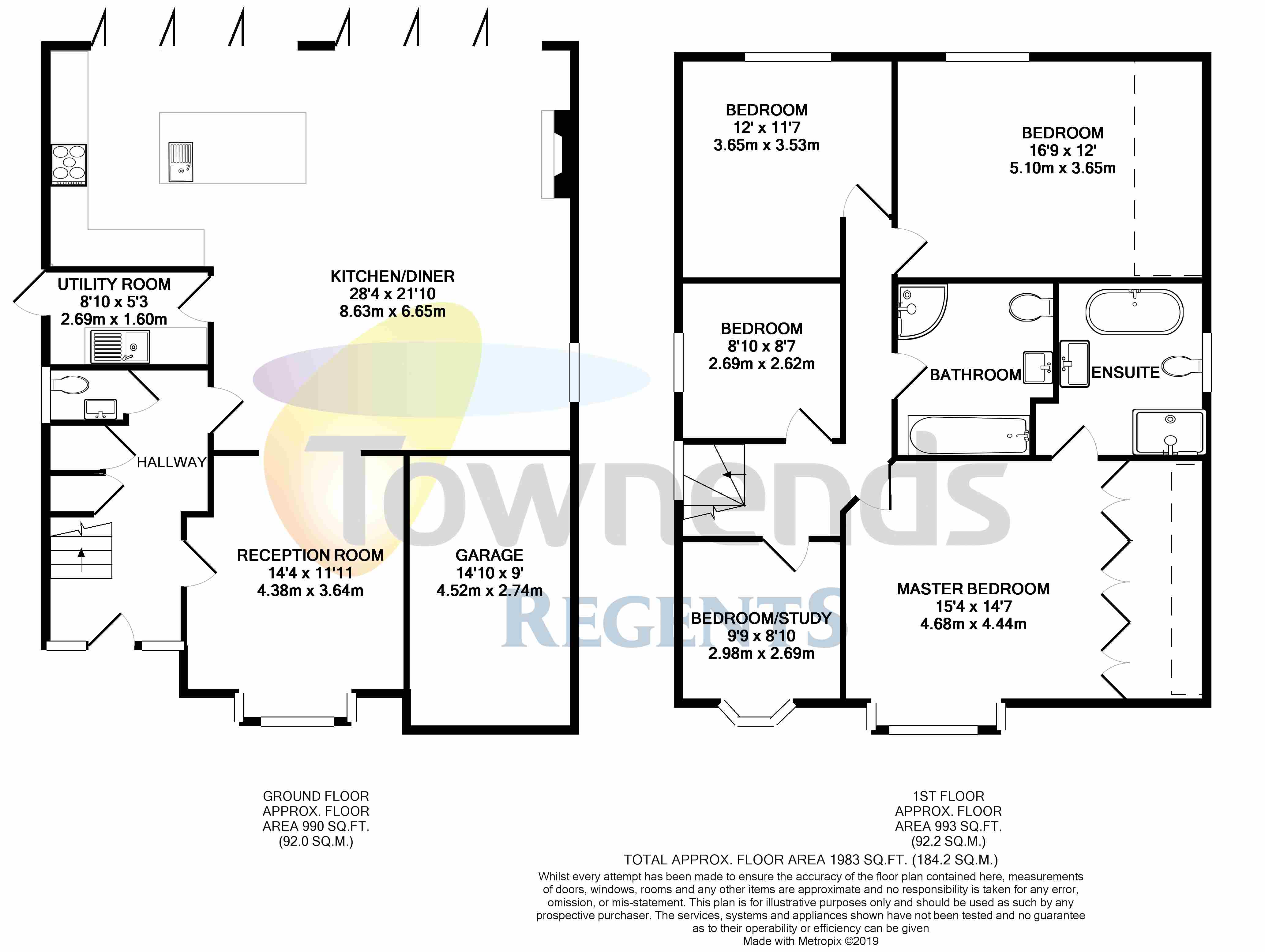 5 Bedrooms Detached house for sale in Grange Road, Egham, Surrey TW20