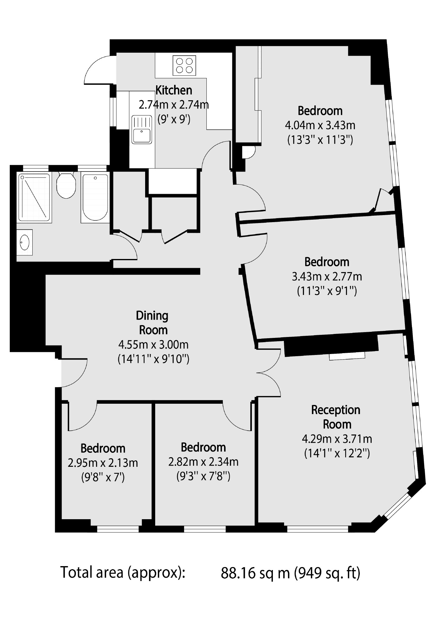 Shannon Place, London floorplan
