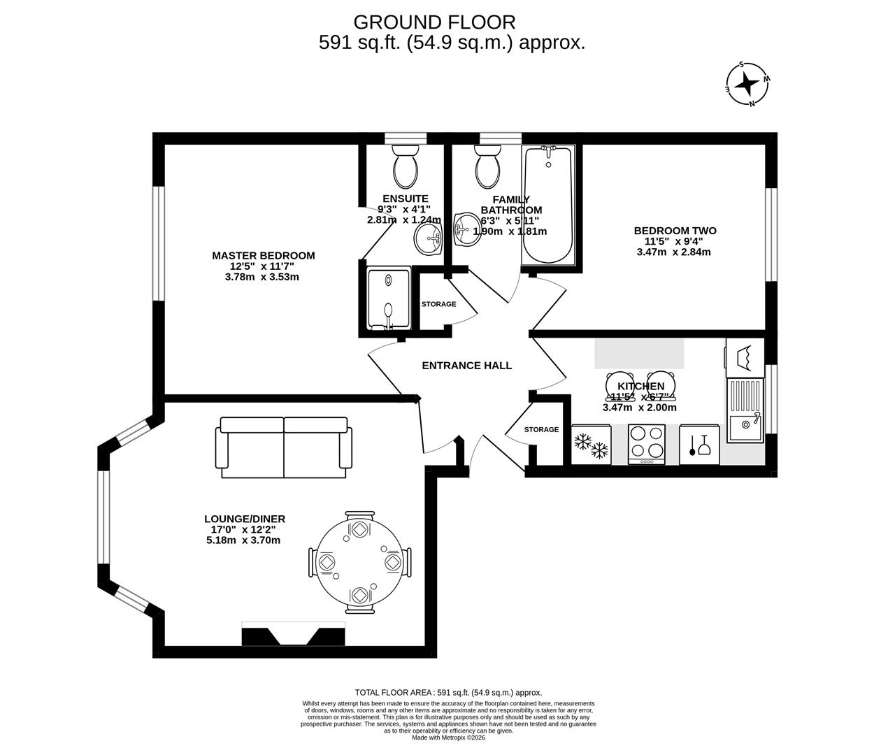 57, Firbank, Preston floorplan