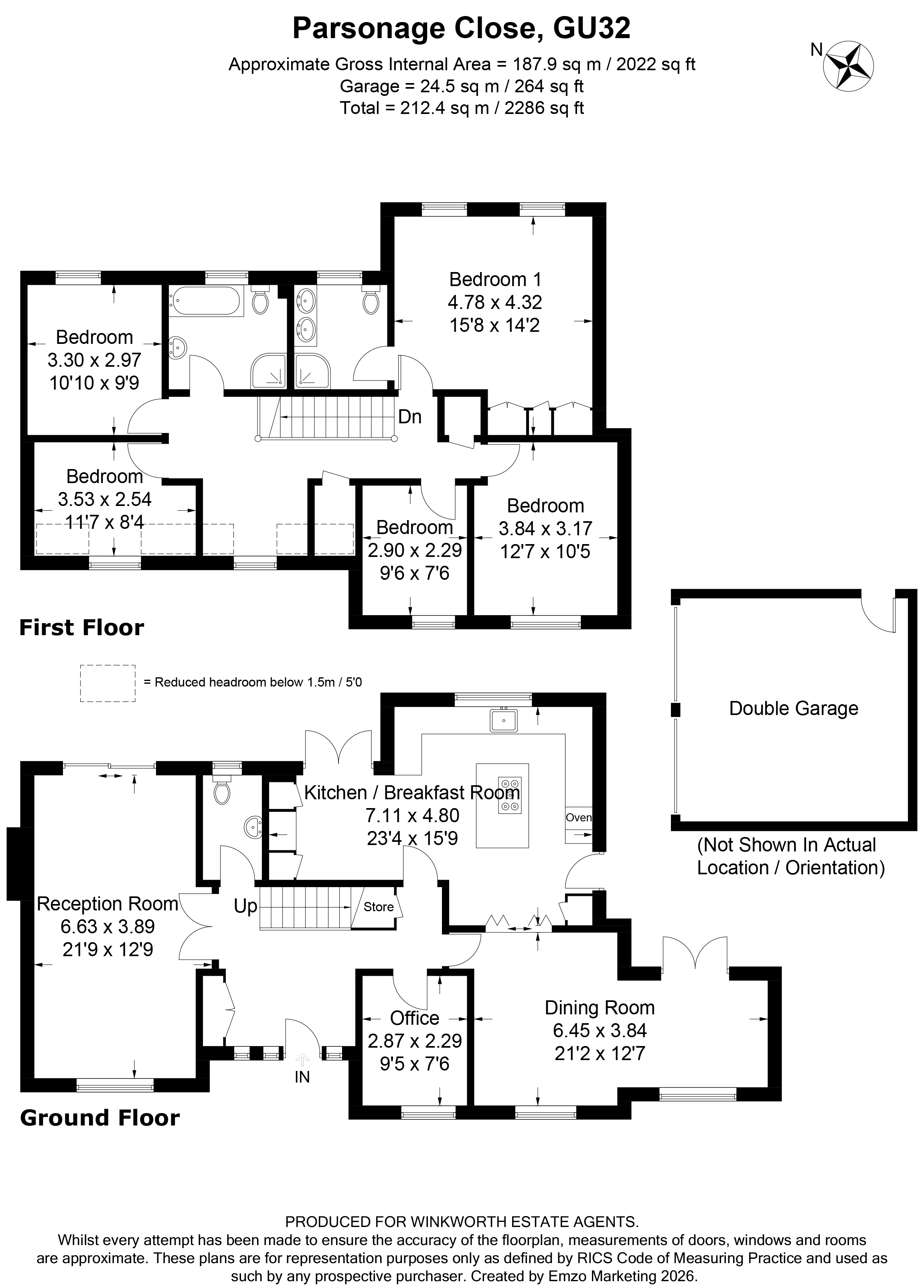 2, Parsonage Close, Hampshire floorplan