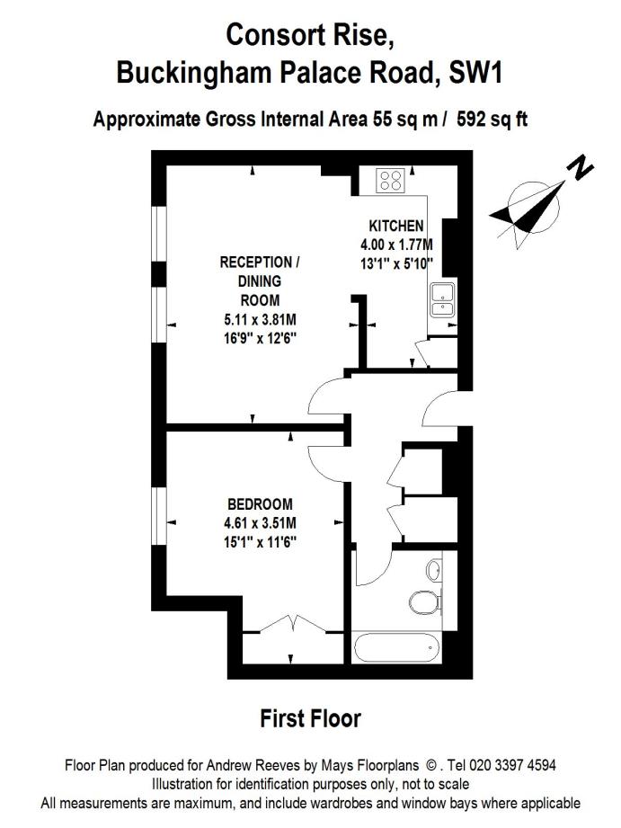 1 Bedrooms Flat to rent in Consort Rise House, 199-203 Buckingham Palace Road, Belgravia, Westminster, London SW1W