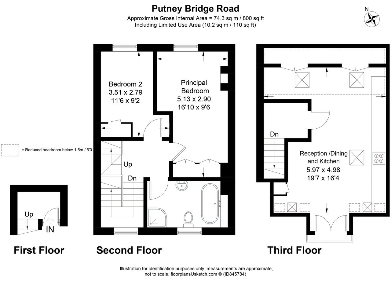 Putney Bridge Road, Putney SW15, 2 bedroom duplex for sale 64143254