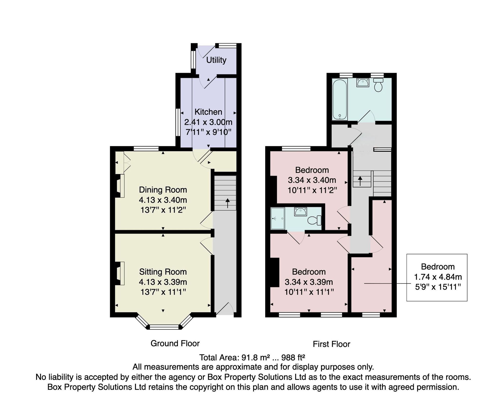 3 Hookstone Avenue, Harrogate floorplan