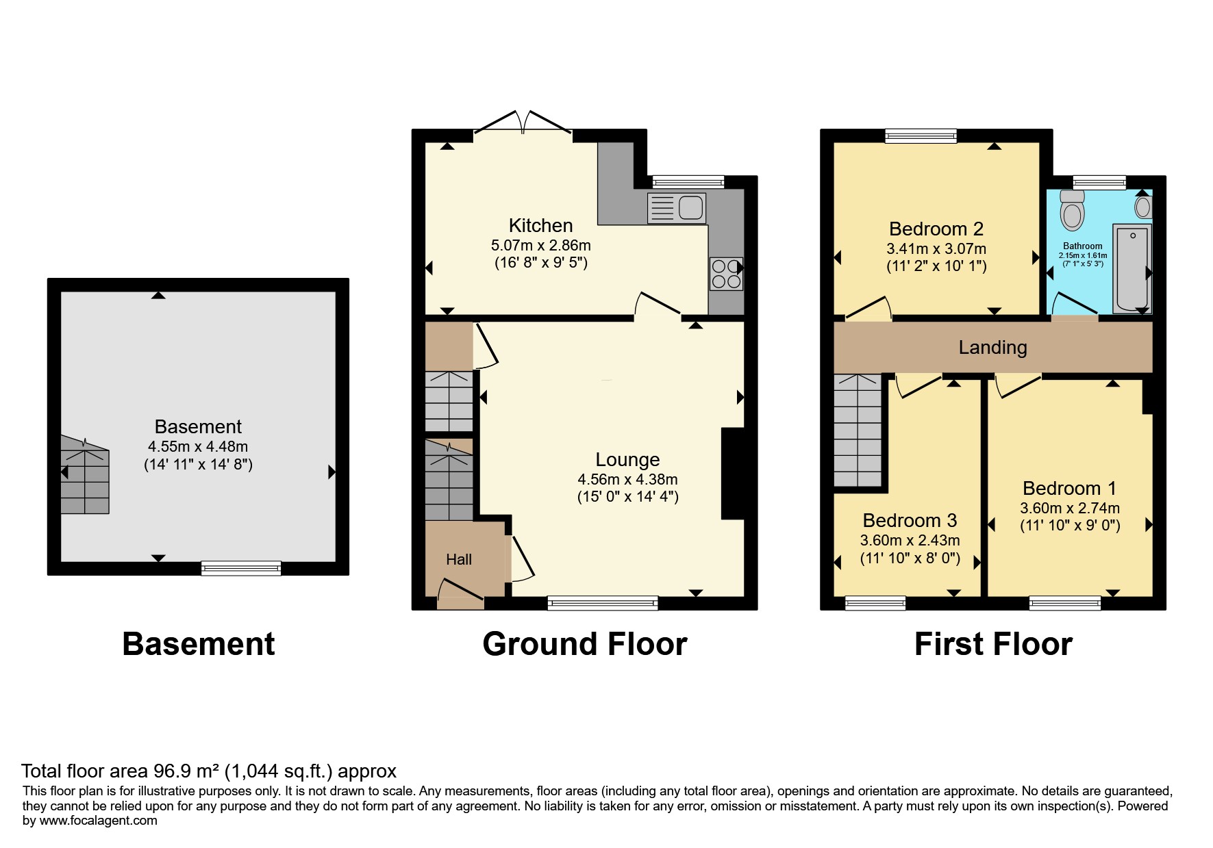 96, Bramston Street, Brighouse floorplan