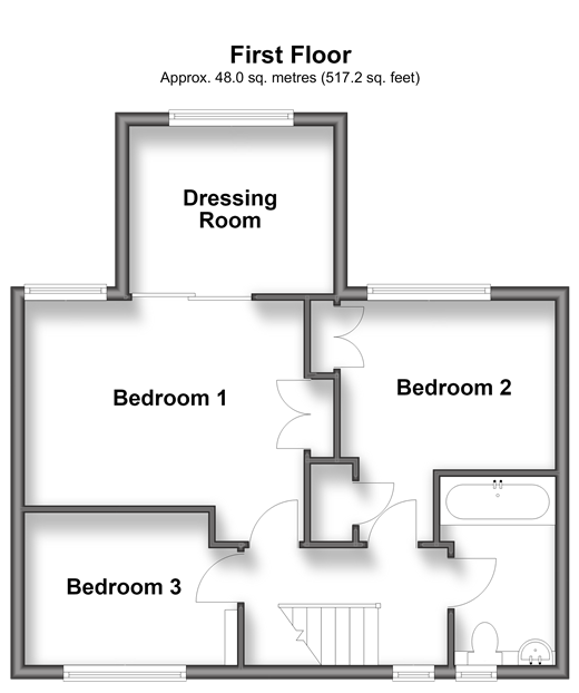 Canute Road, Deal floorplan