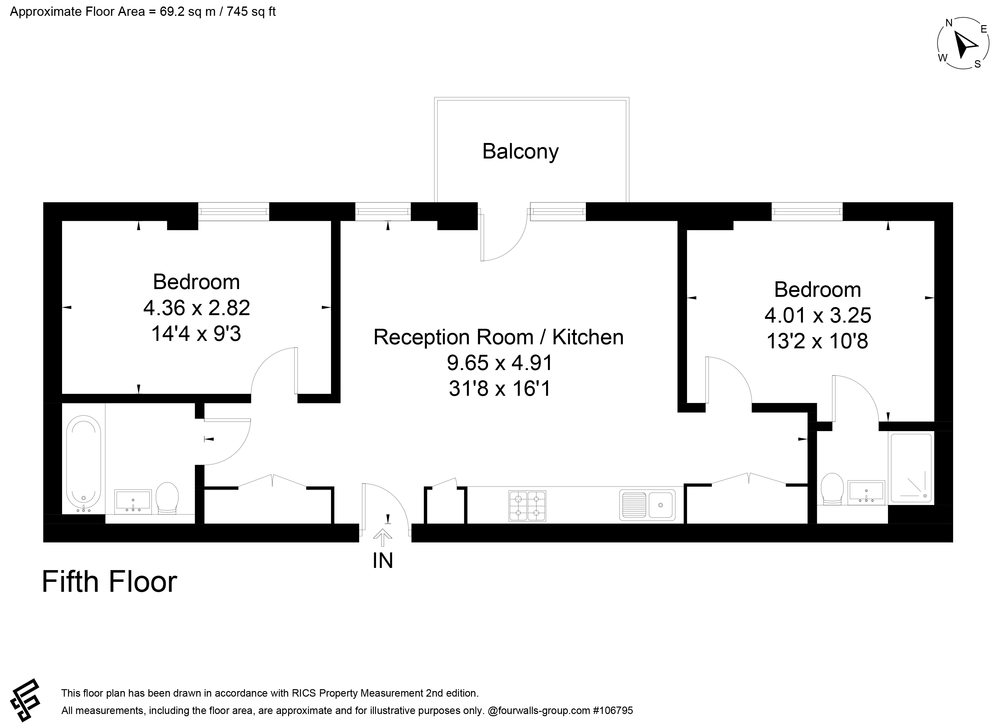 Festive Mansions, 10 Napa Close, London floorplan