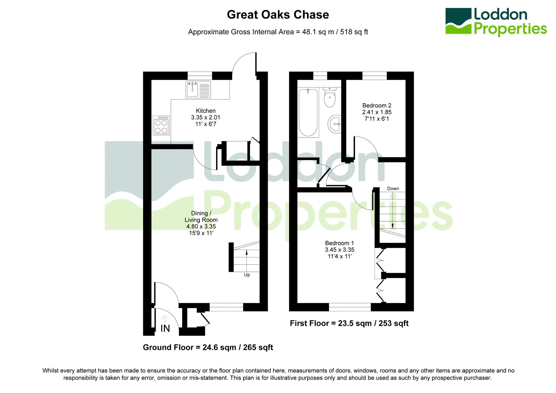74, Great Oaks Chase, Basingstoke floorplan