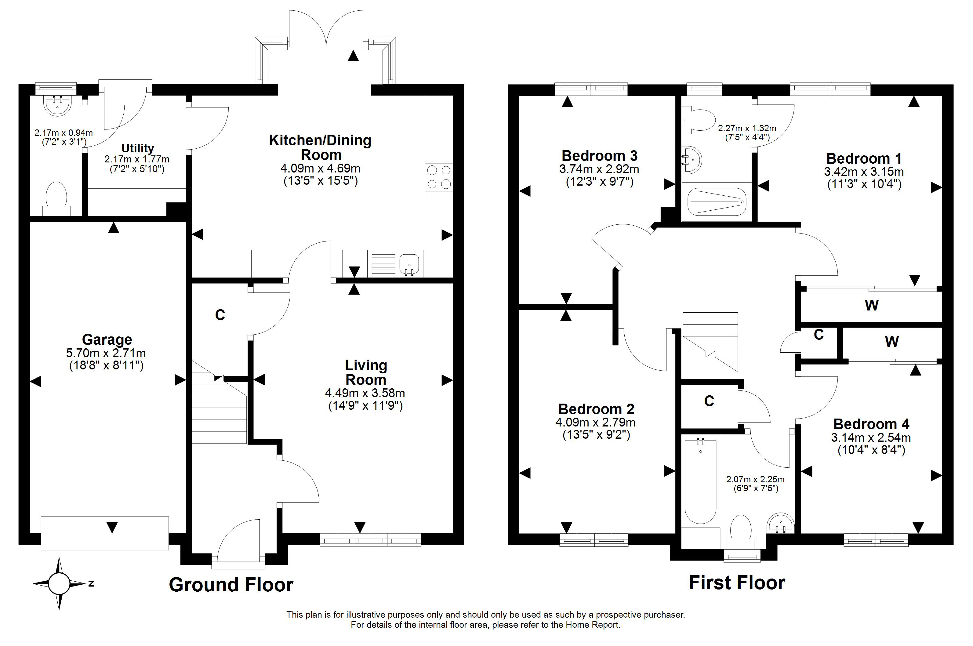4, Hoffmann Place, Duddingston, Edinburgh floorplan