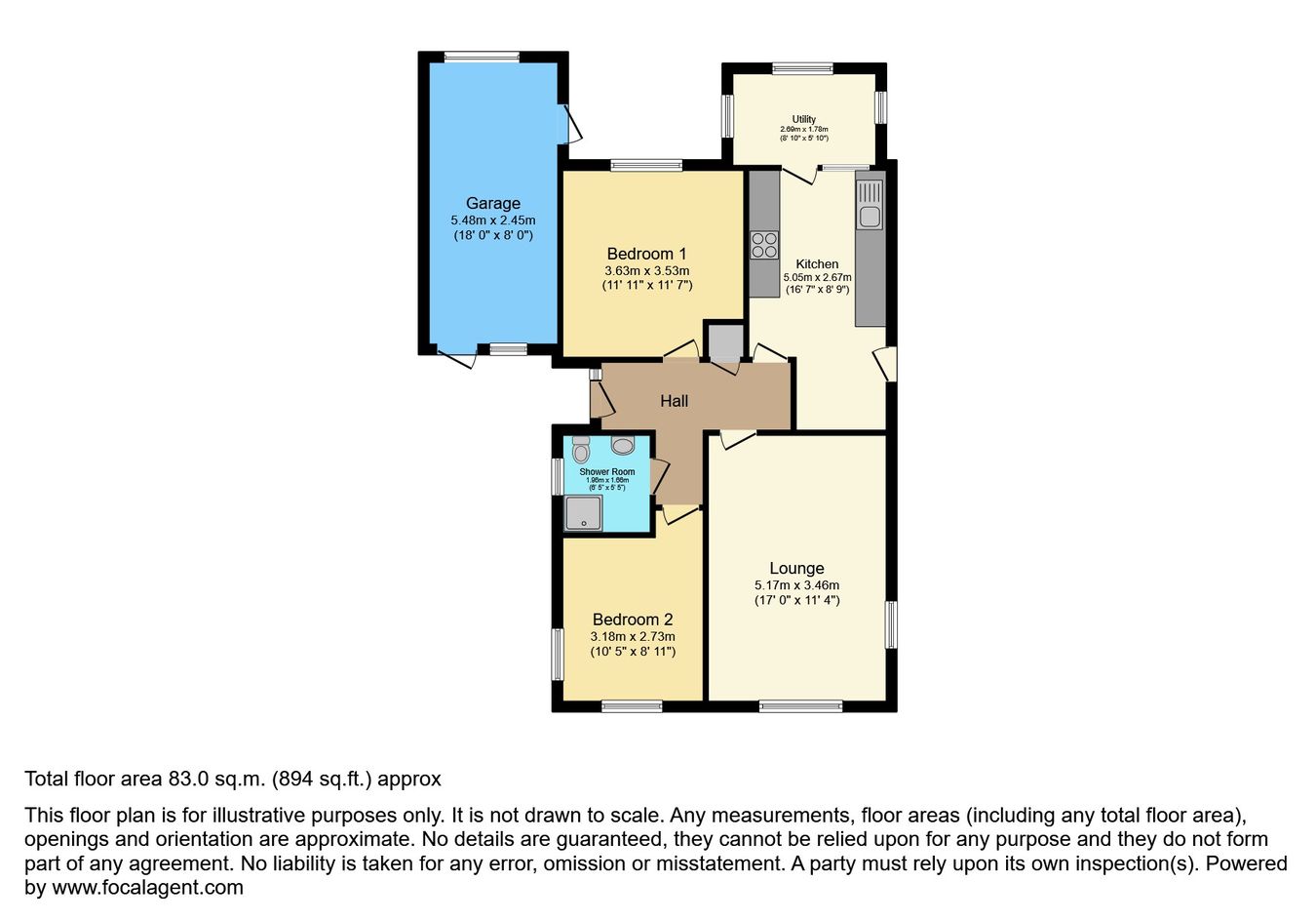 28, Erw Fawr, Conwy floorplan