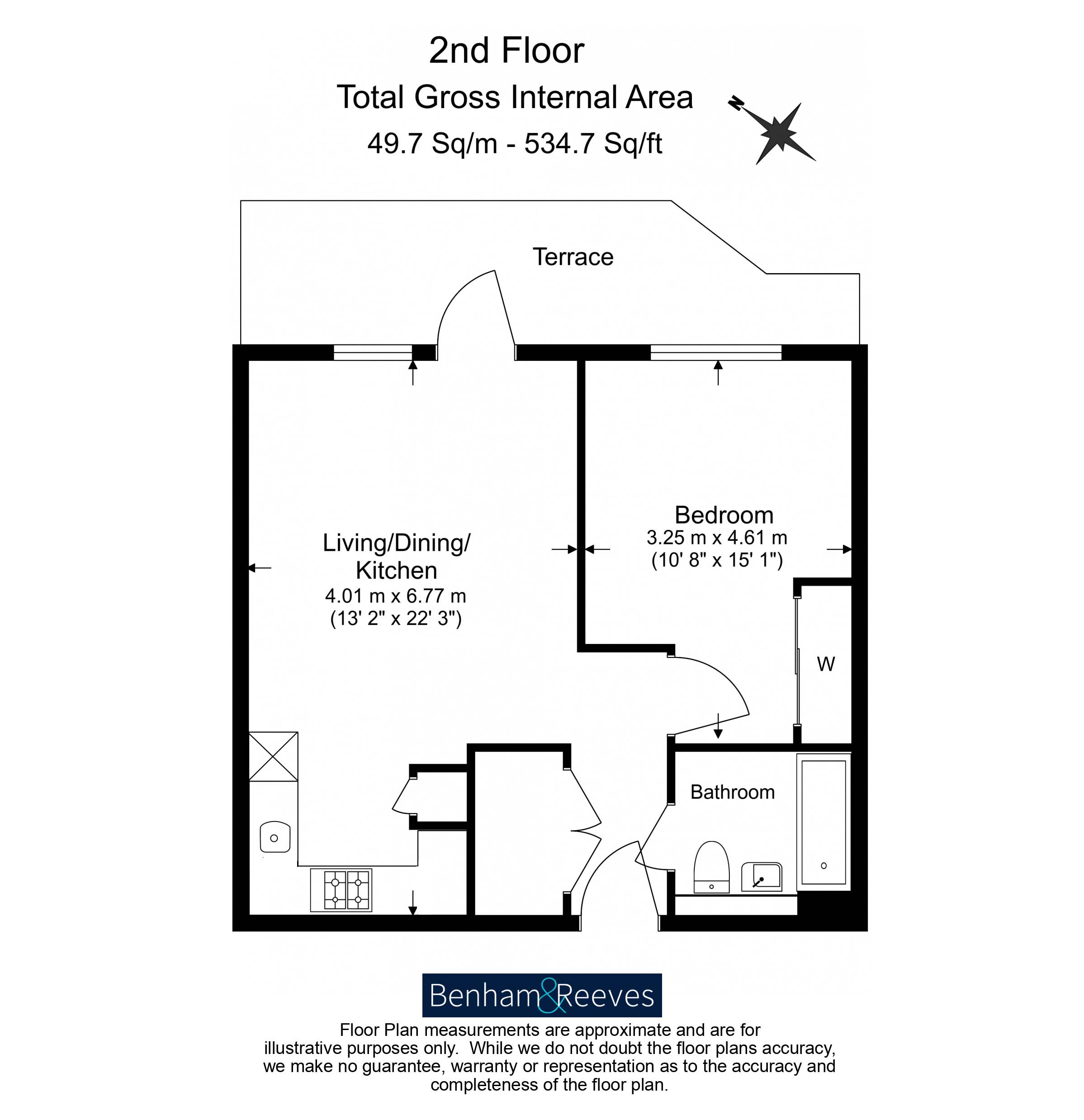 Flat 12, Holborough House, 32, Lismore Boulevard, Colindale floorplan
