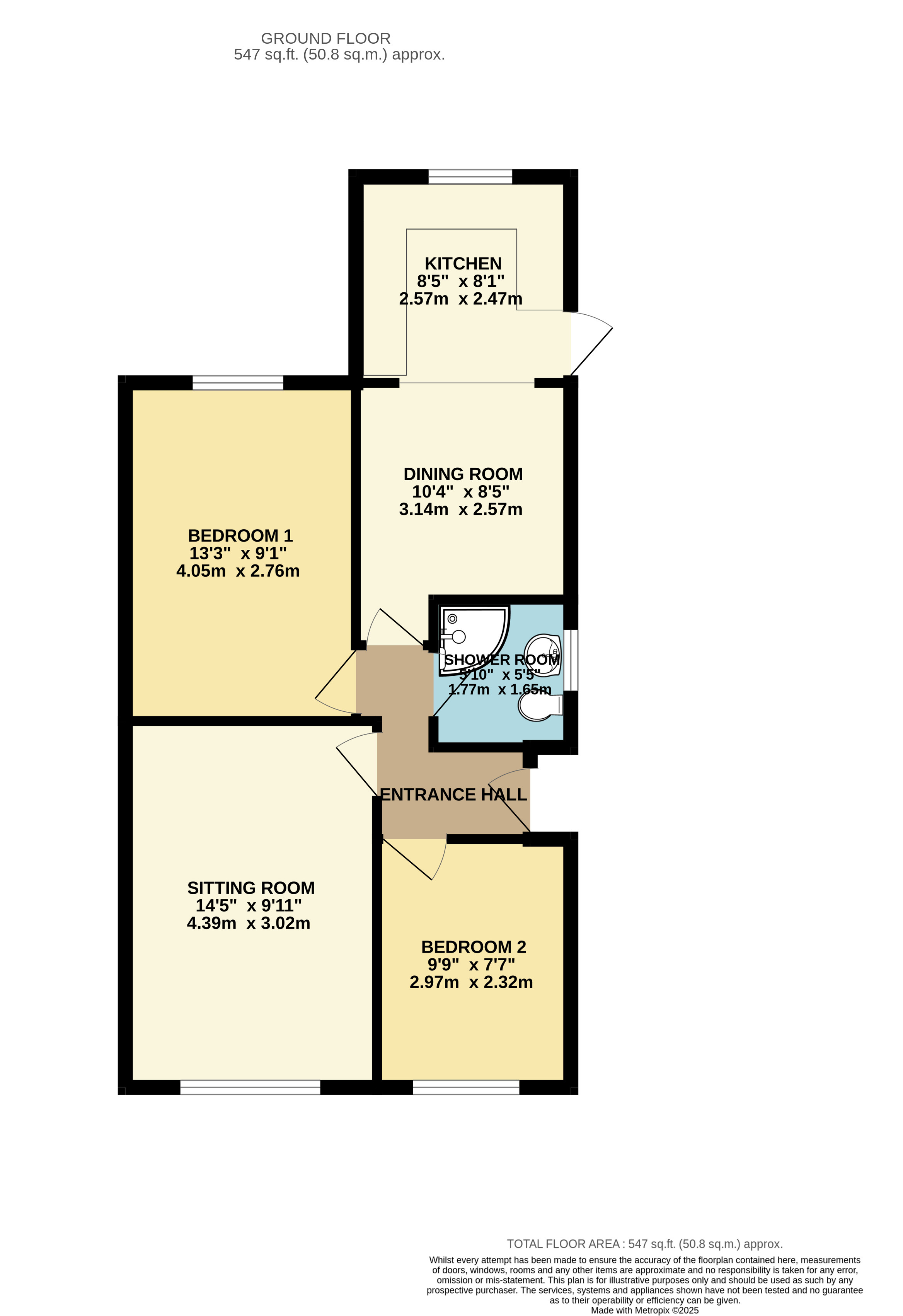 9, Priory Close, Daventry floorplan