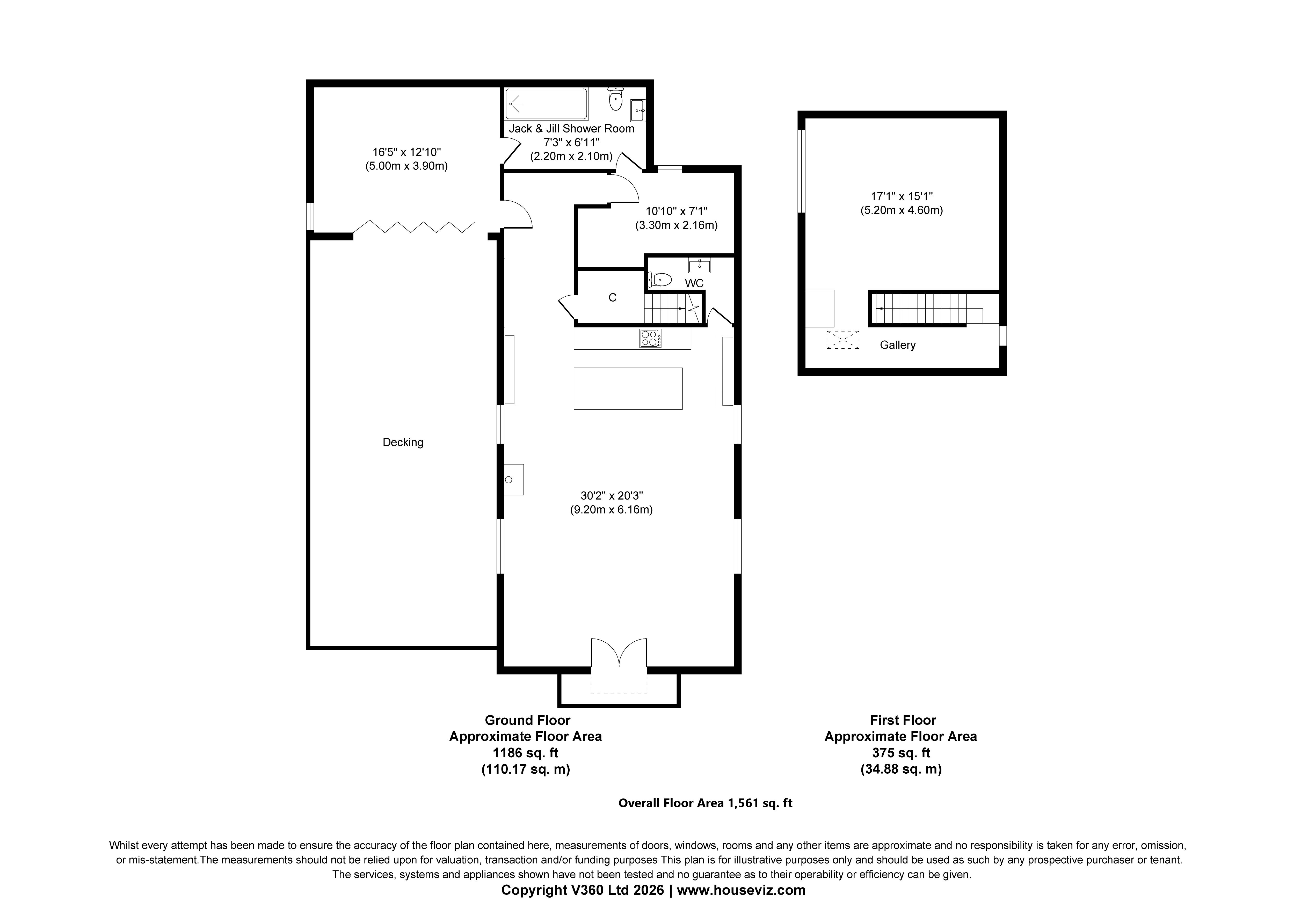 Gospel Hall, Lower Green, Newmarket floorplan