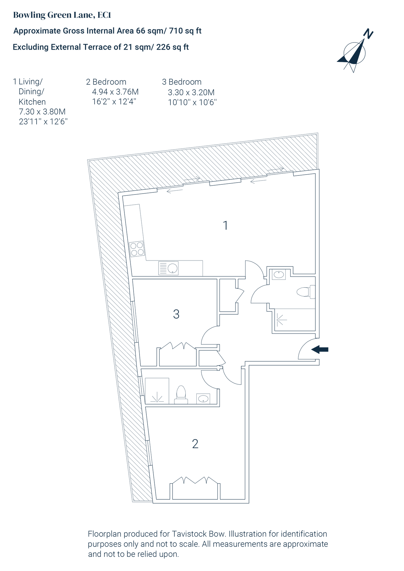 Flat 12, Clerkenwell floorplan