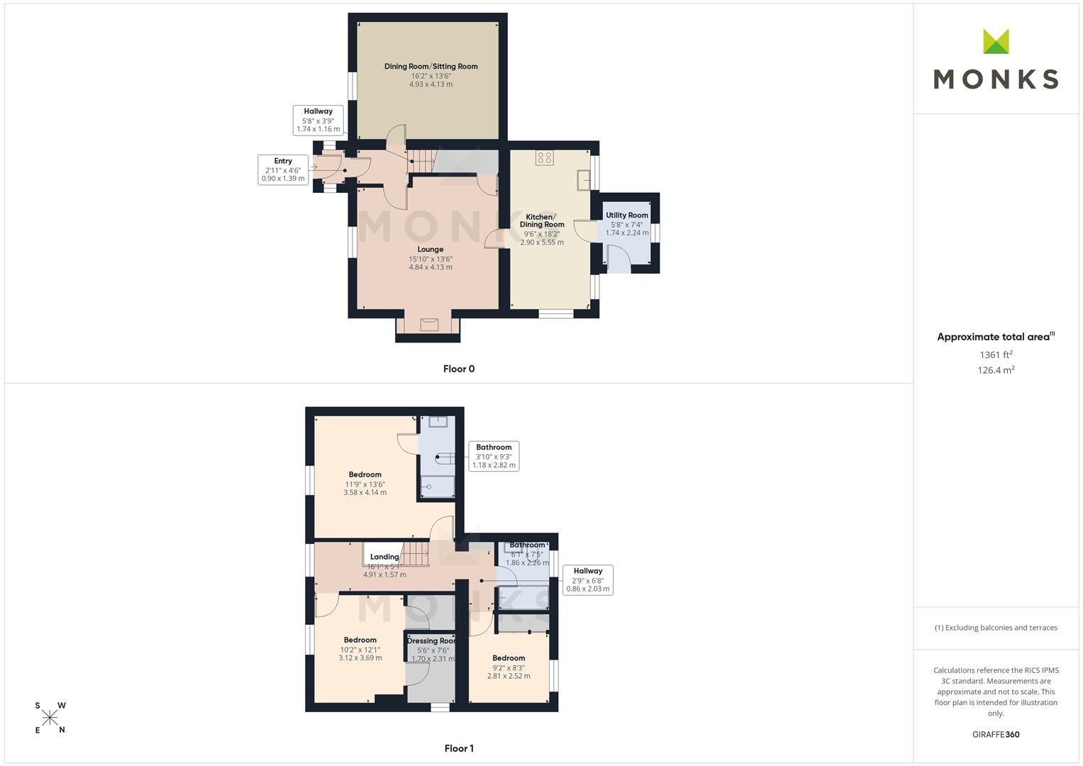 Holly Cottage, Shrewsbury floorplan