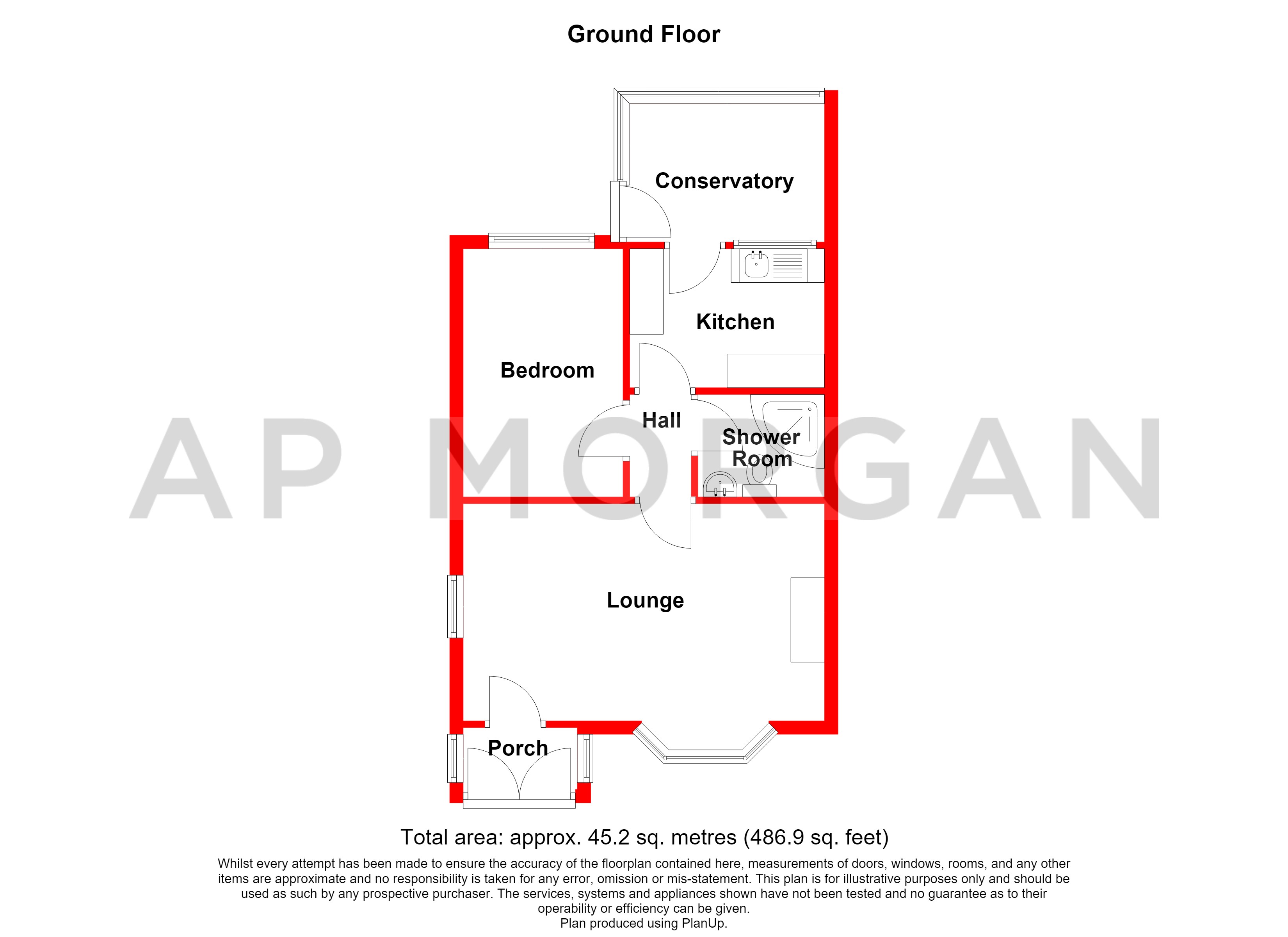 9A, Mount Road, Stourbridge floorplan