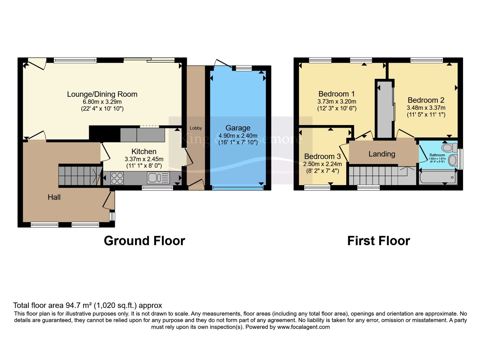 3, Merton Close, West Sussex floorplan