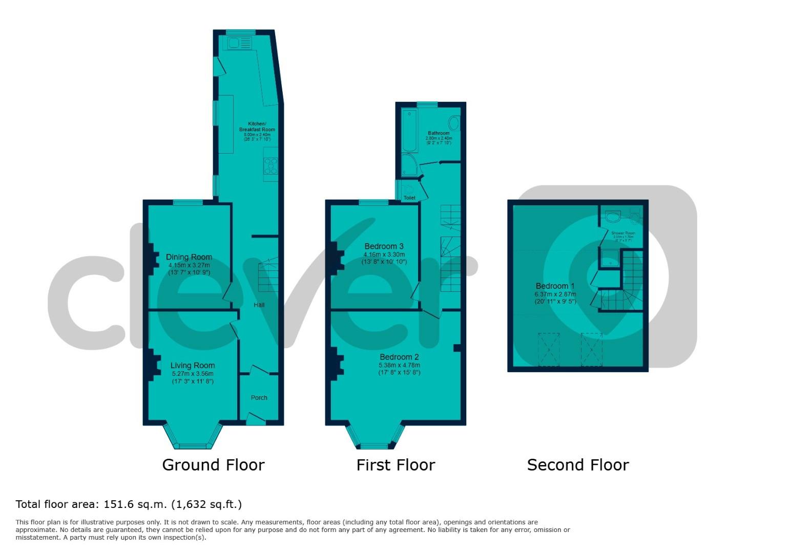 20, Higher Port View, Cornwall floorplan