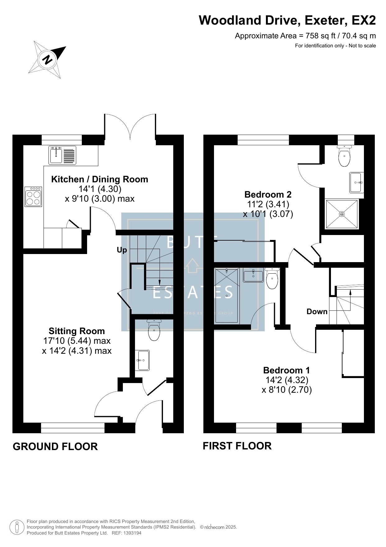 16 Woodland Drive, Exeter floorplan