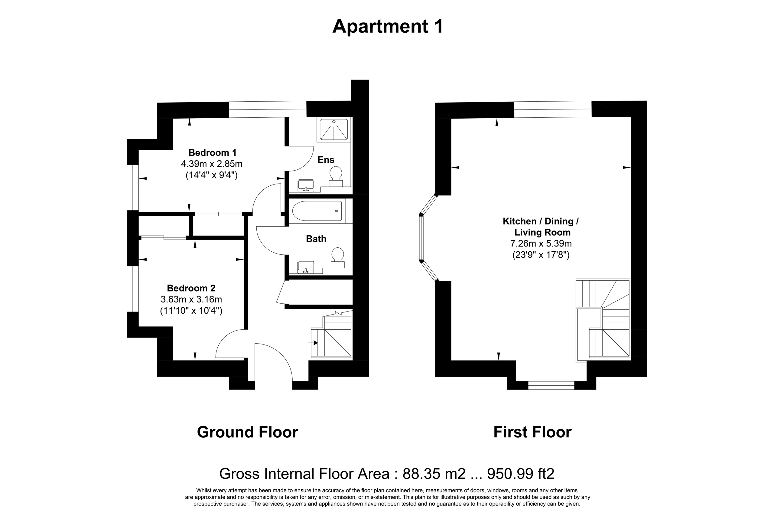 Plot 1, The Old Village Hall, Crawley floorplan