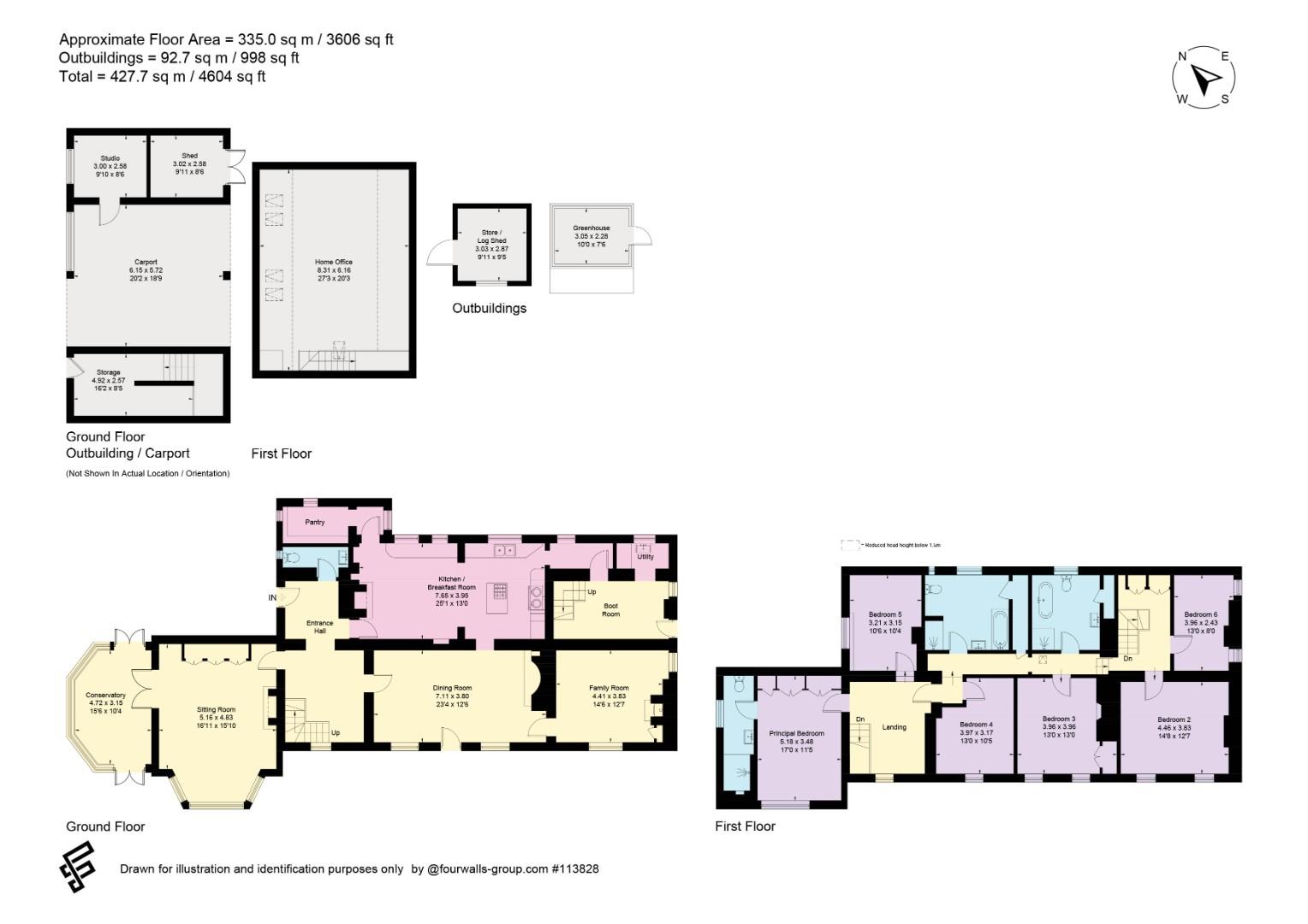 Saracens House, Warminster floorplan