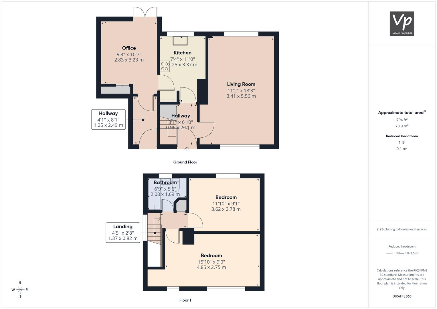 69, Royal Avenue, Reading floorplan