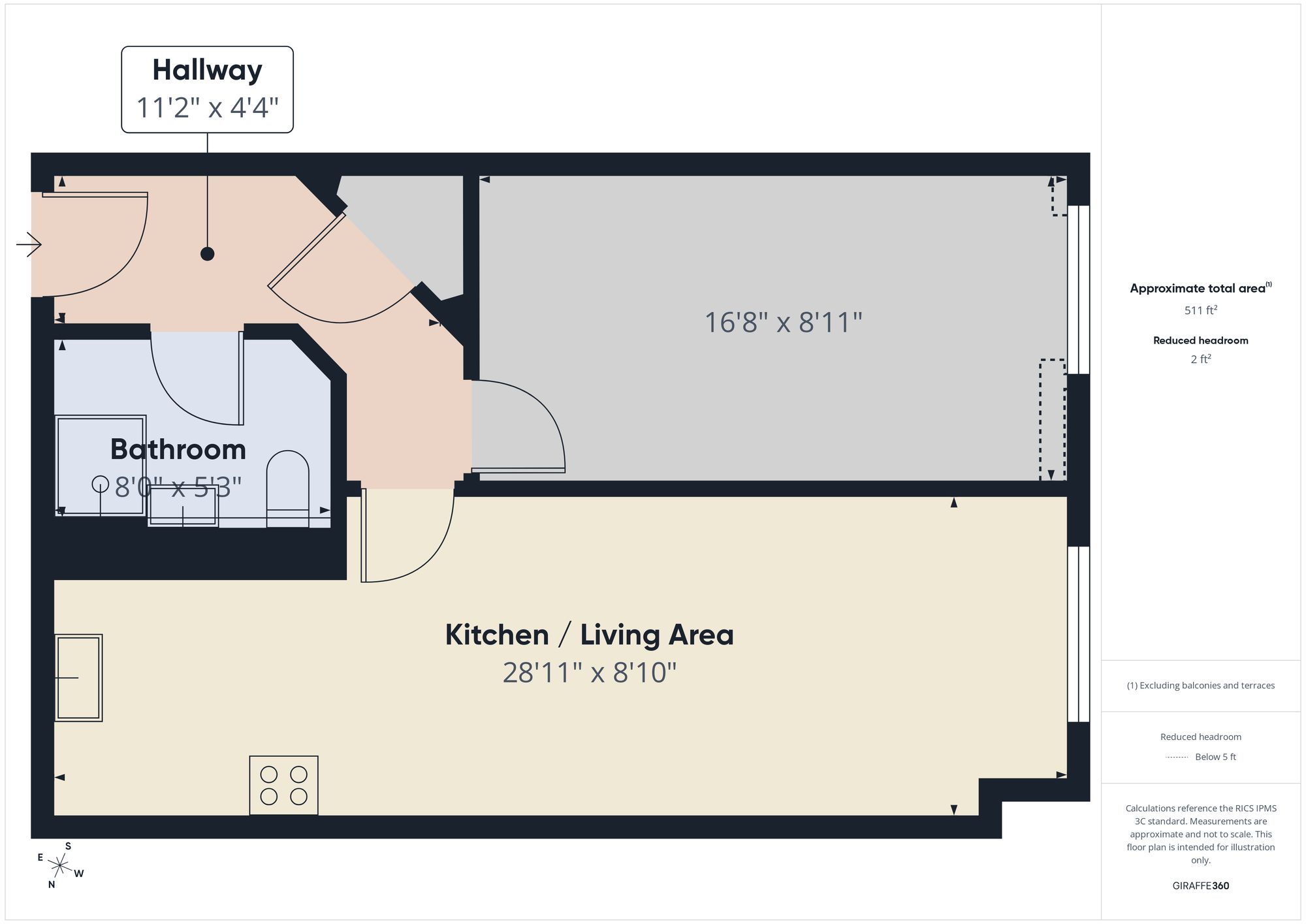 Flat 20 Queens Court 4 East Prescot Road, Liverpool, Liverpool floorplan