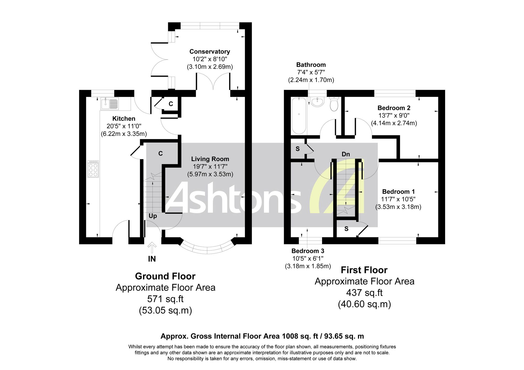 3 Westminster Close, Widnes floorplan