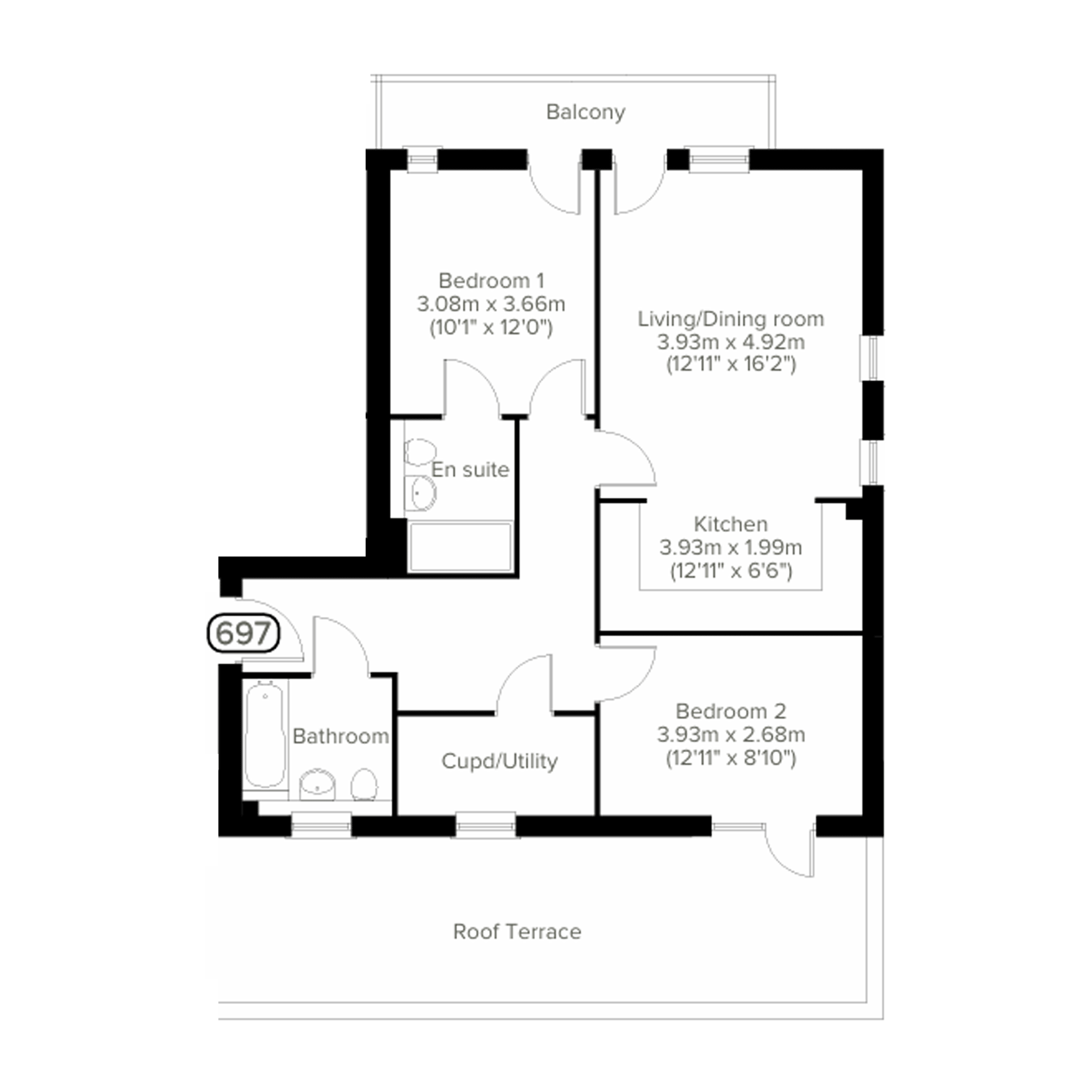 703, Encombe Street, Plymstock, Plymouth floorplan